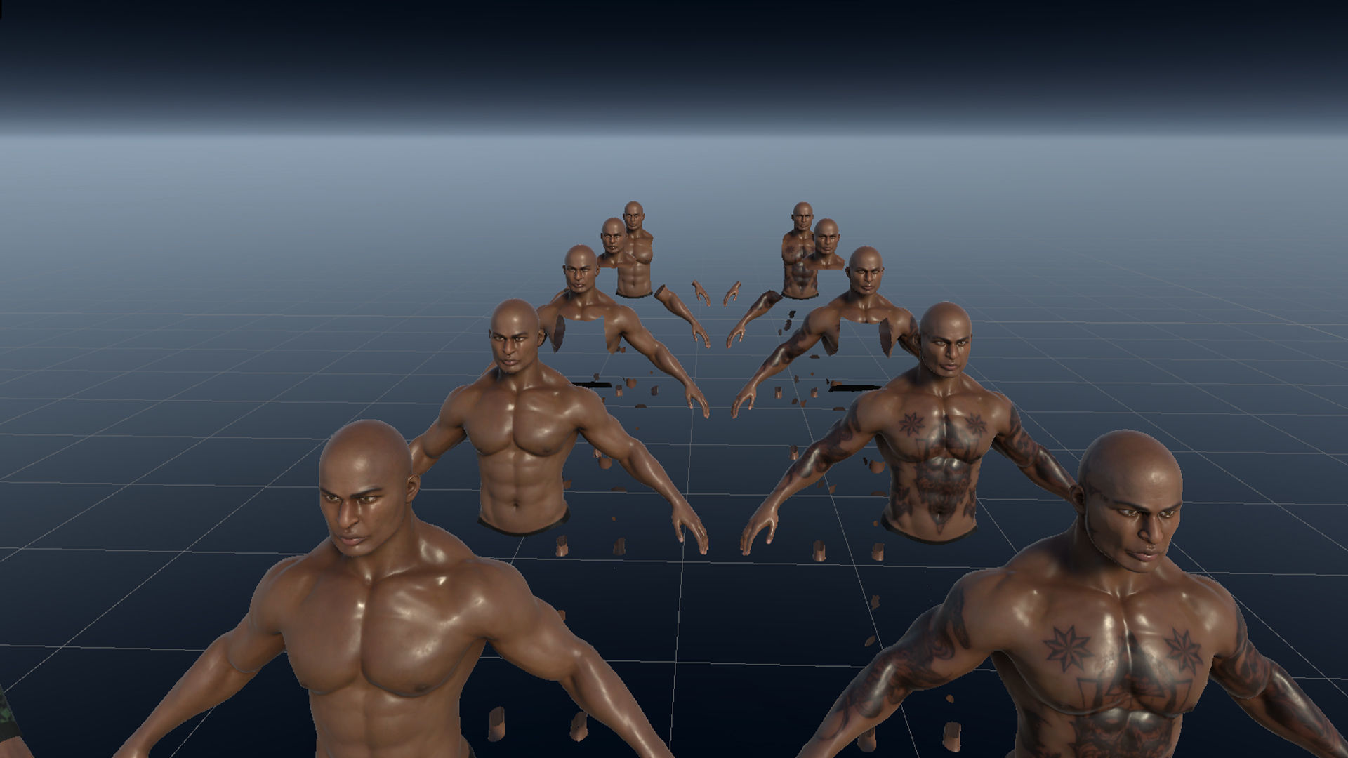 Ganster Modular Low-poly 3D model_26