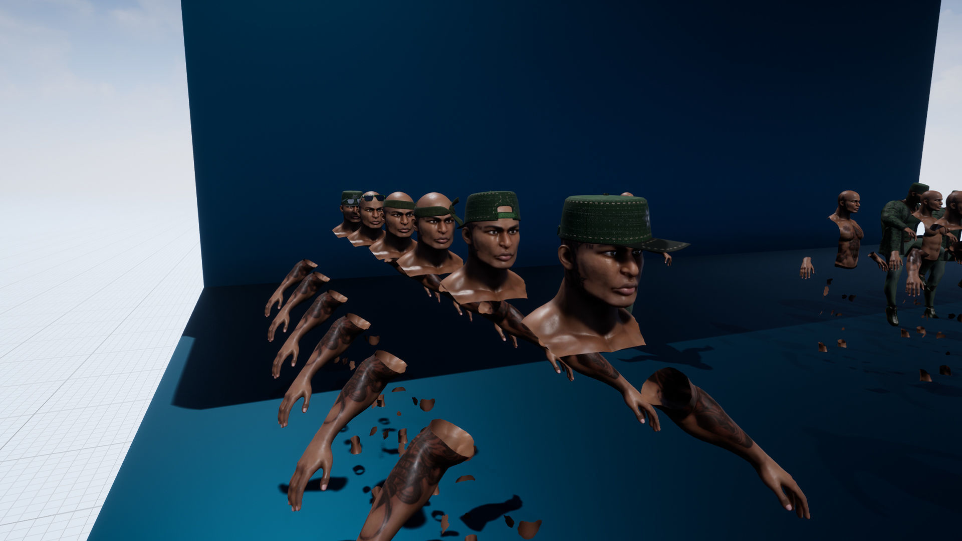 Ganster Modular Low-poly 3D model_18