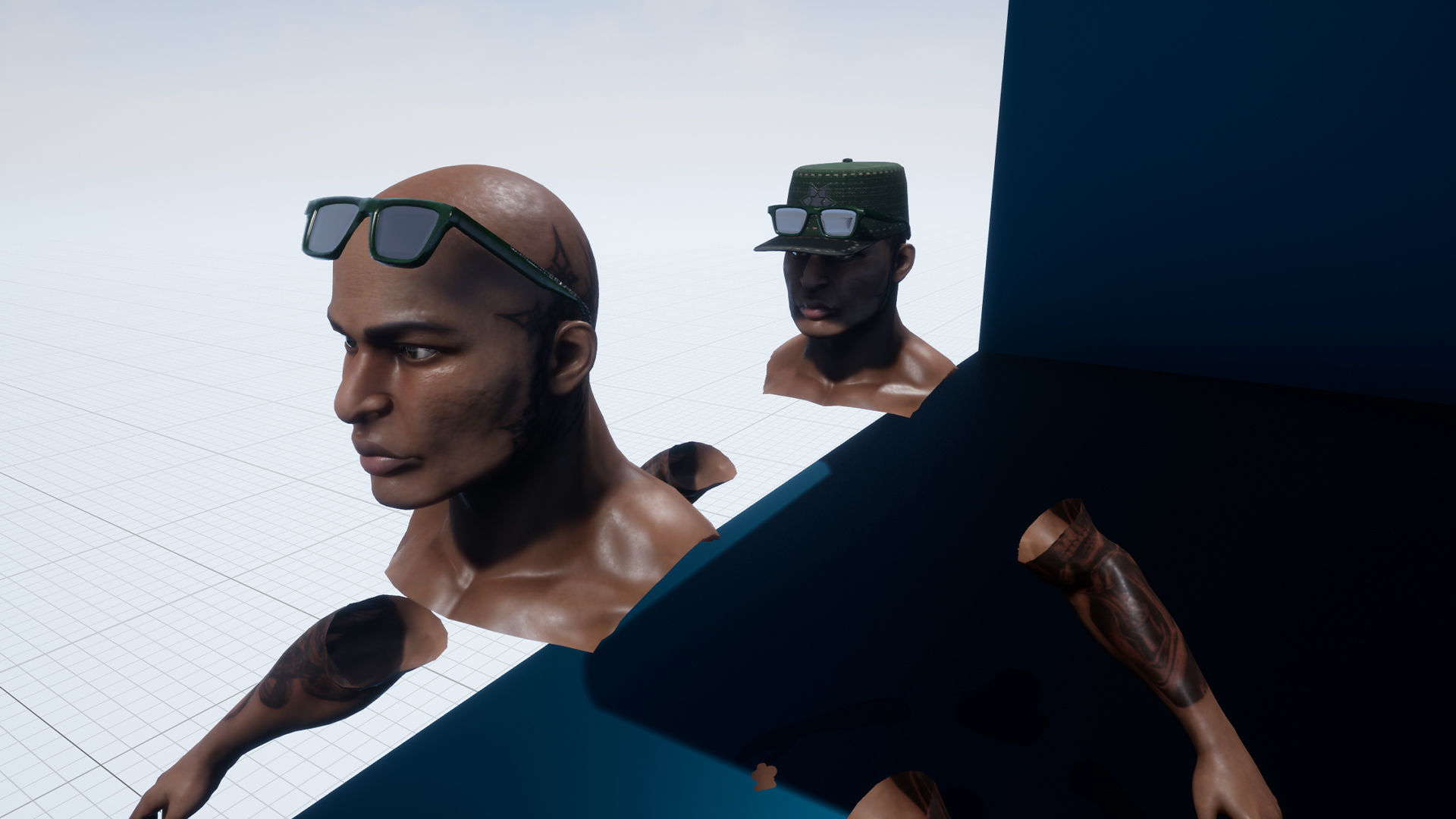 Ganster Modular Low-poly 3D model_19