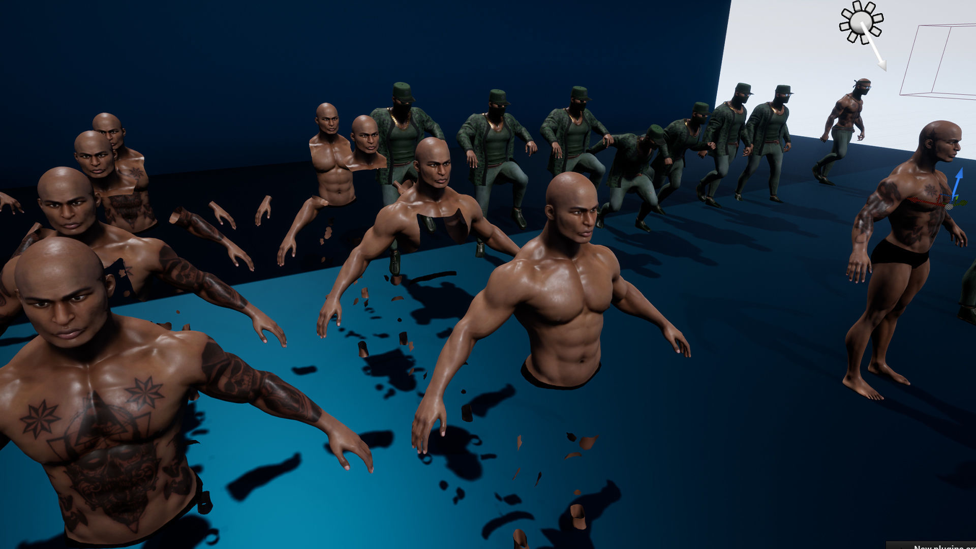 Ganster Modular Low-poly 3D model_23