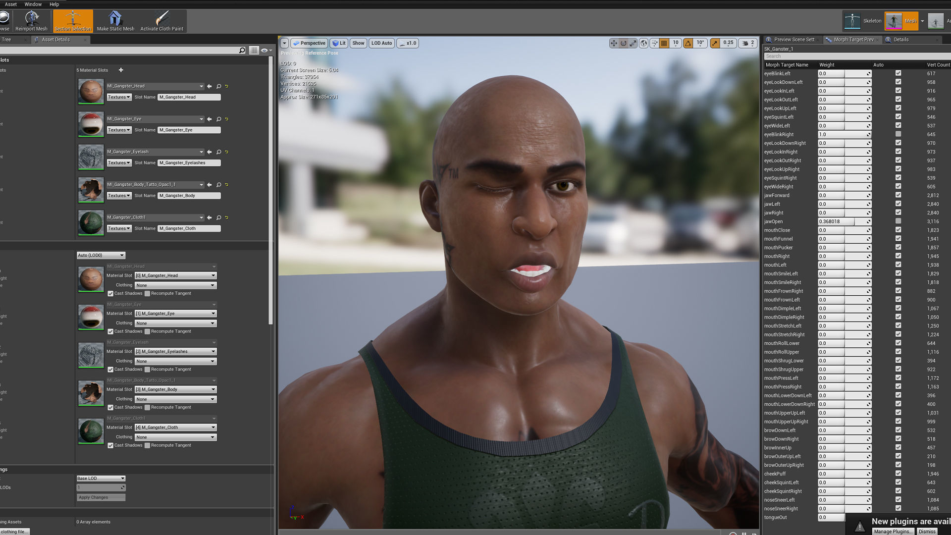 Ganster Modular Low-poly 3D model_20