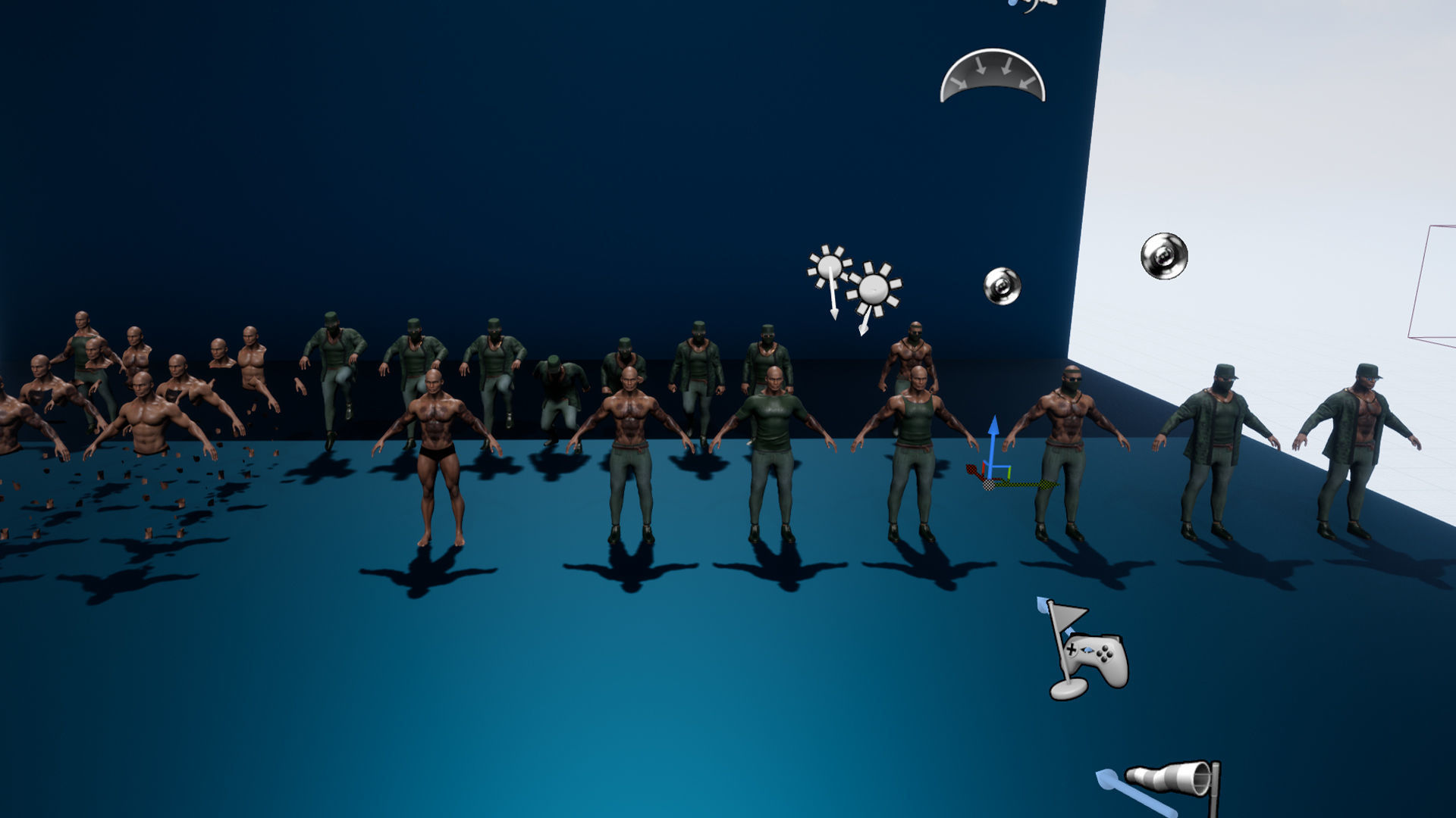 Ganster Modular Low-poly 3D model_11