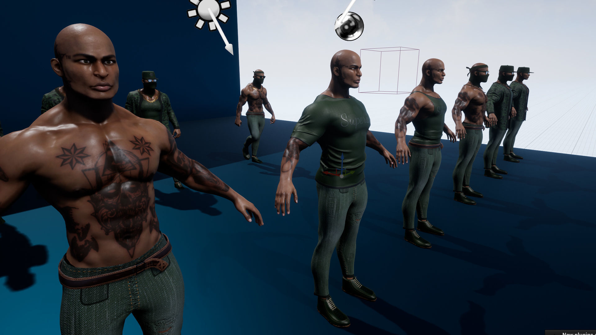 Ganster Modular Low-poly 3D model_16