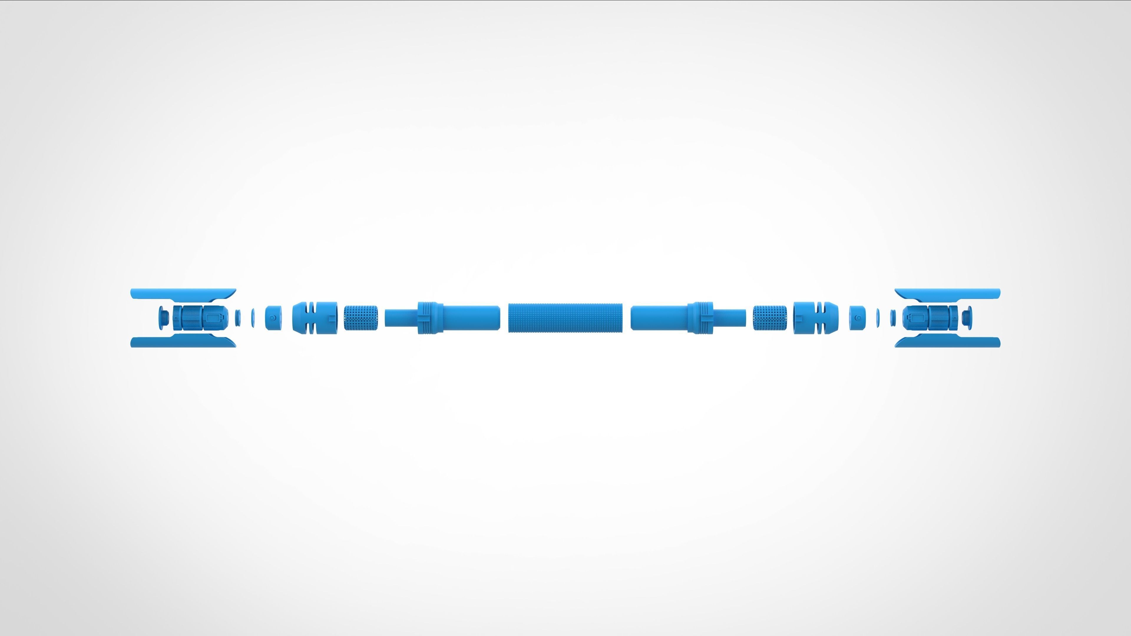 Cal Kestis Lightsaber from the Jedi Fallen Order 3D print model_46