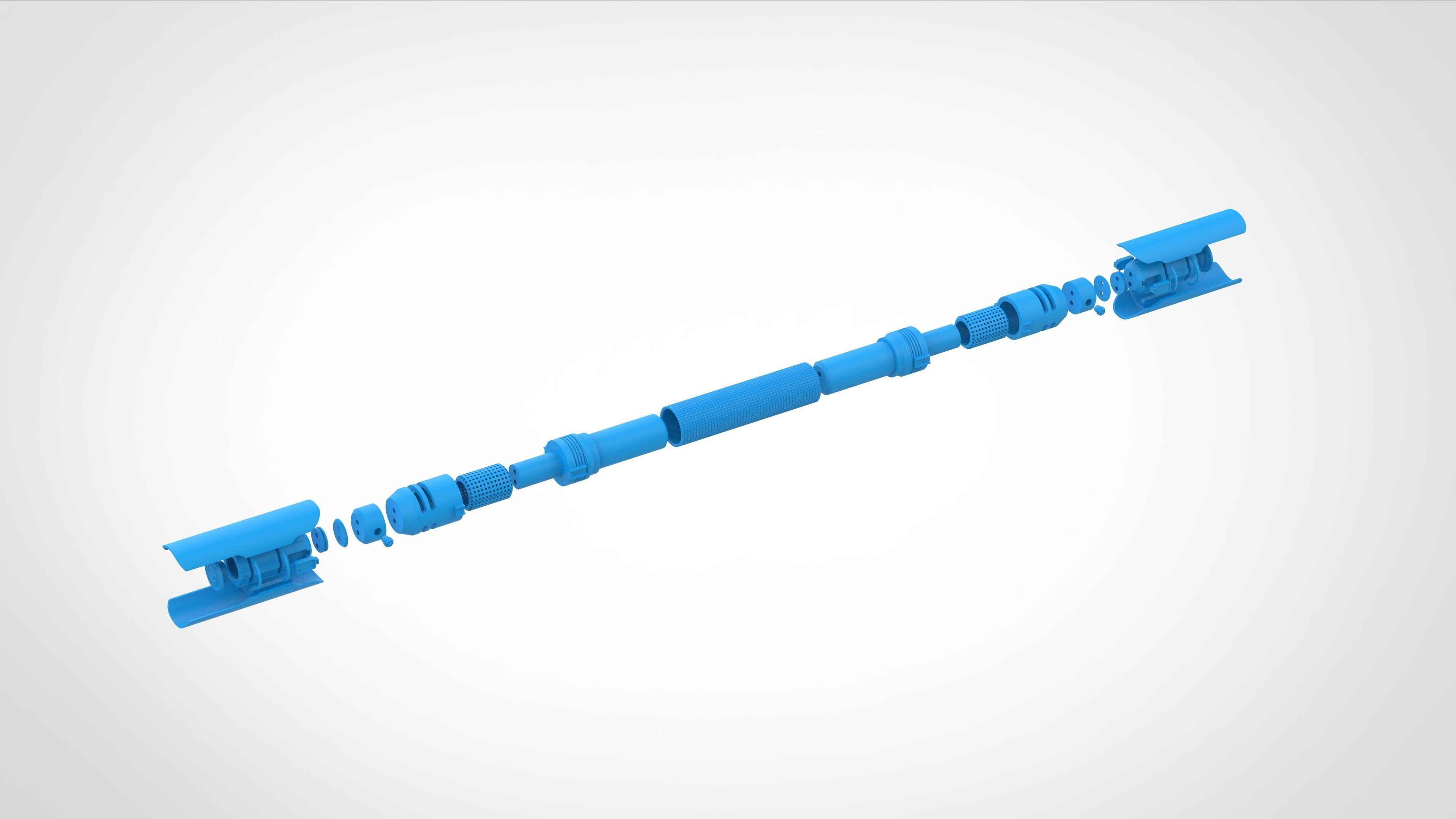 Cal Kestis Lightsaber from the Jedi Fallen Order 3D print model_47