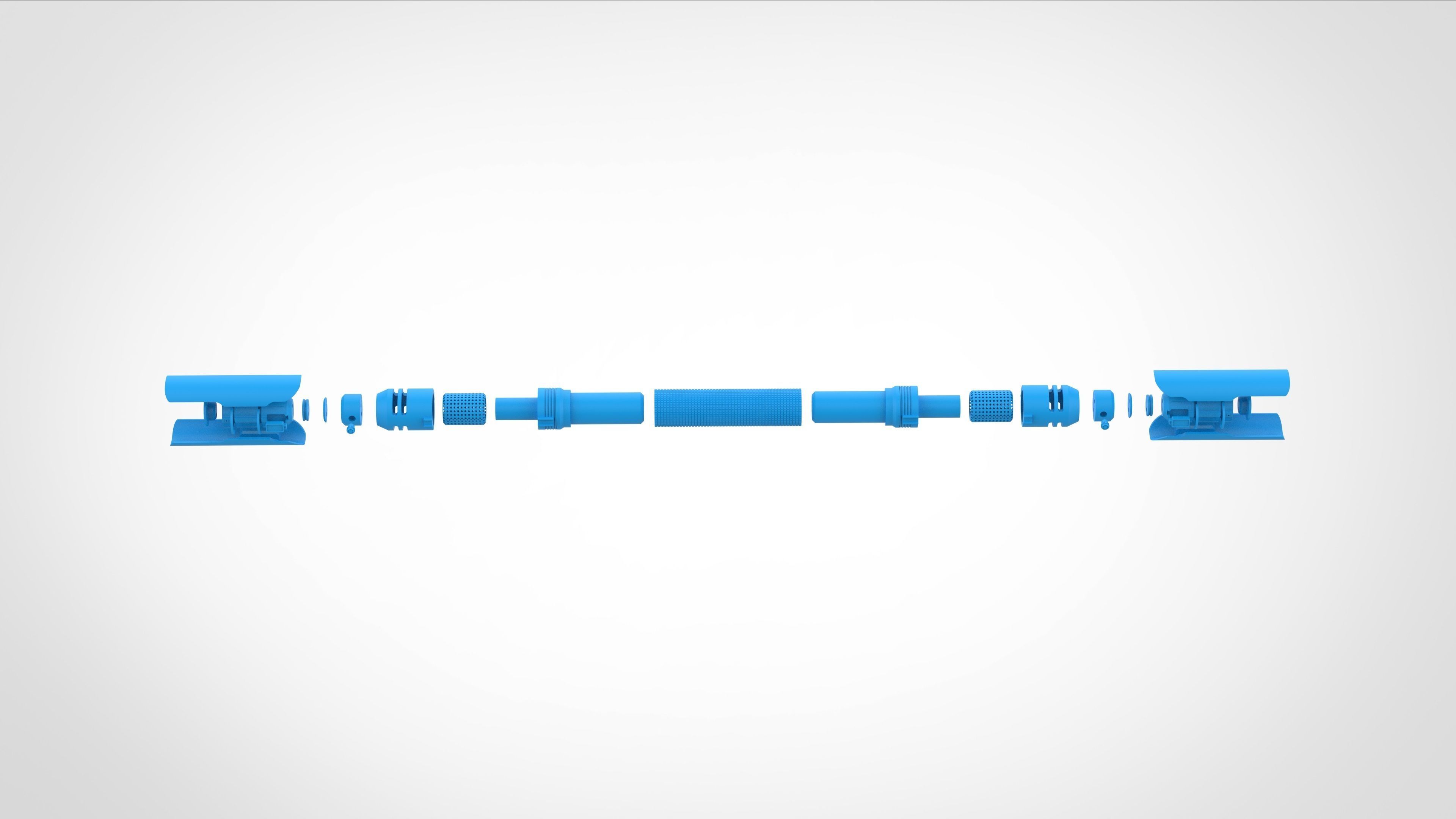 Cal Kestis Lightsaber from the Jedi Fallen Order 3D print model_41