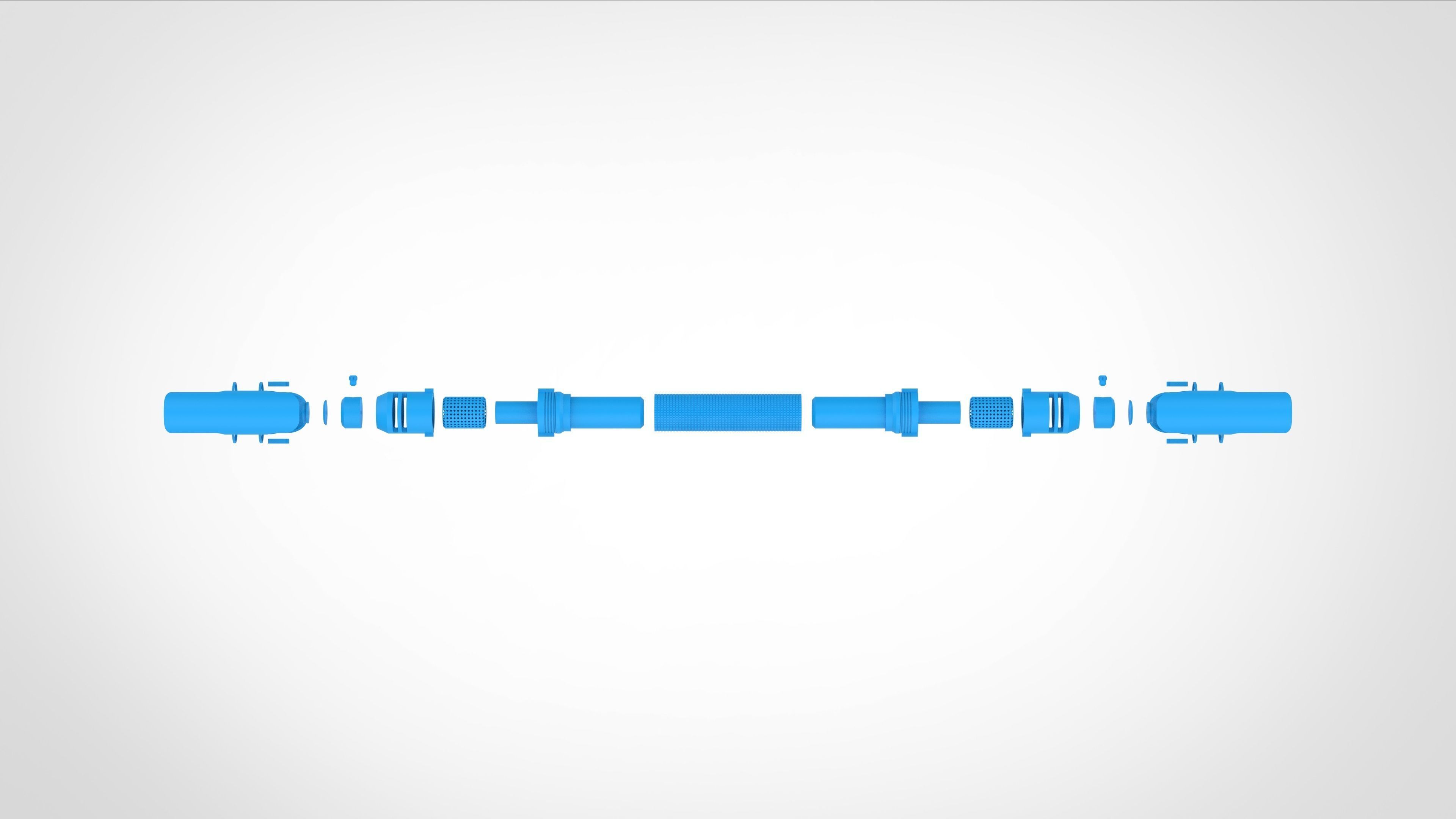 Cal Kestis Lightsaber from the Jedi Fallen Order 3D print model_35