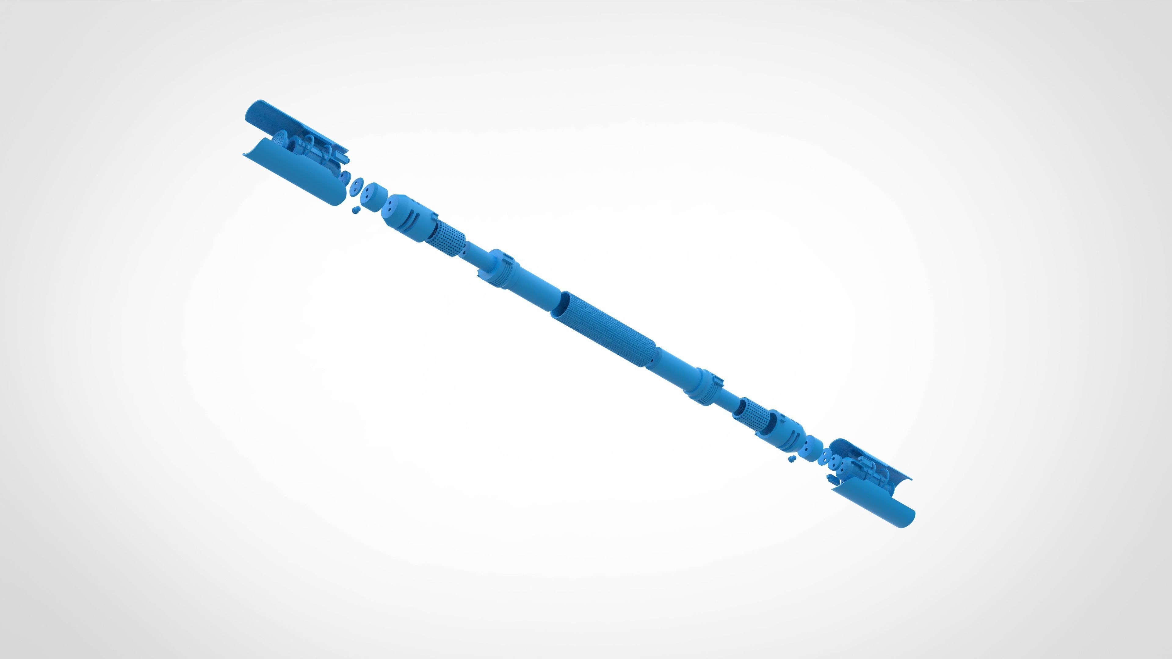 Cal Kestis Lightsaber from the Jedi Fallen Order 3D print model_37