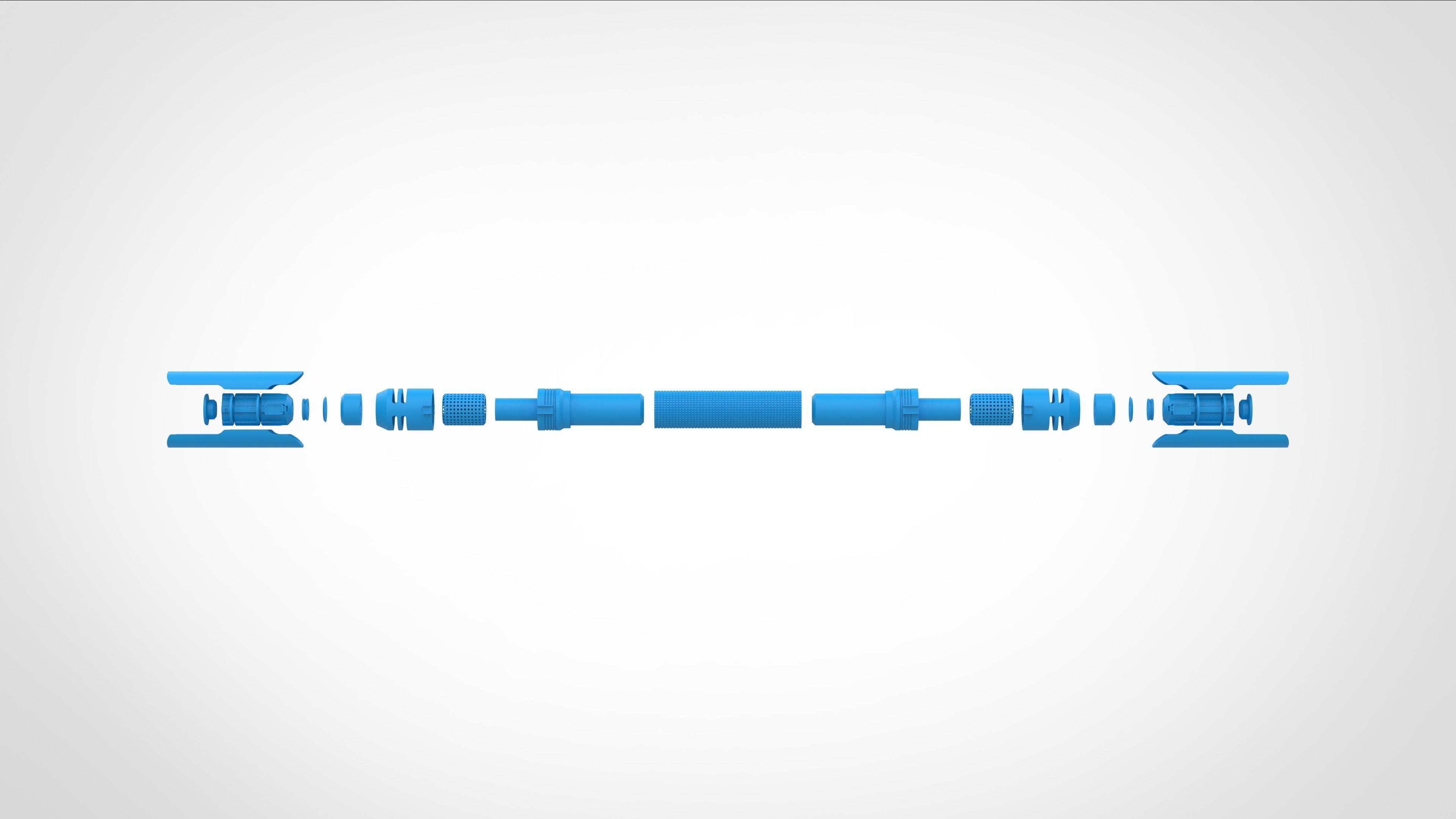 Cal Kestis Lightsaber from the Jedi Fallen Order 3D print model_33