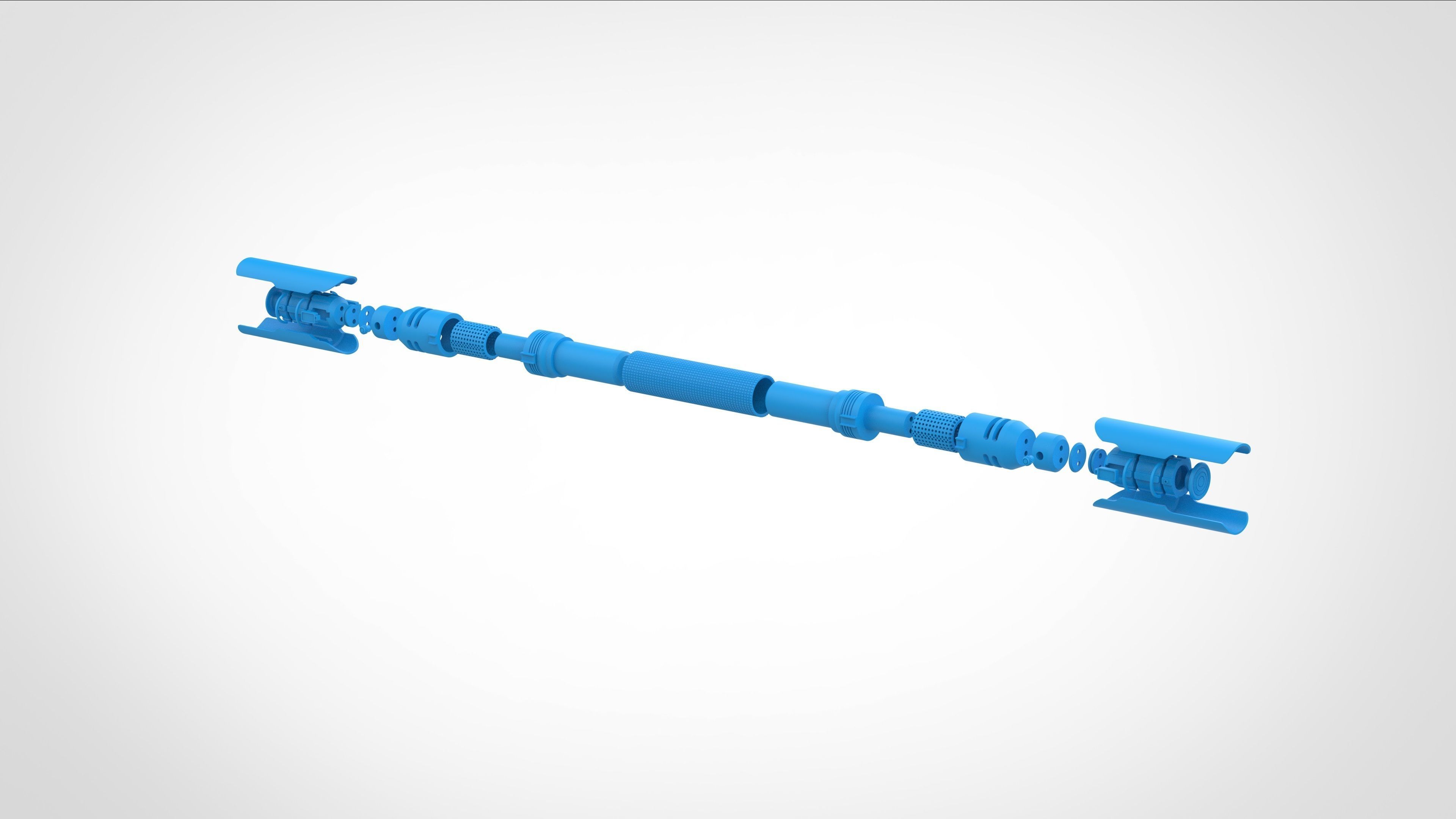 Cal Kestis Lightsaber from the Jedi Fallen Order 3D print model_43