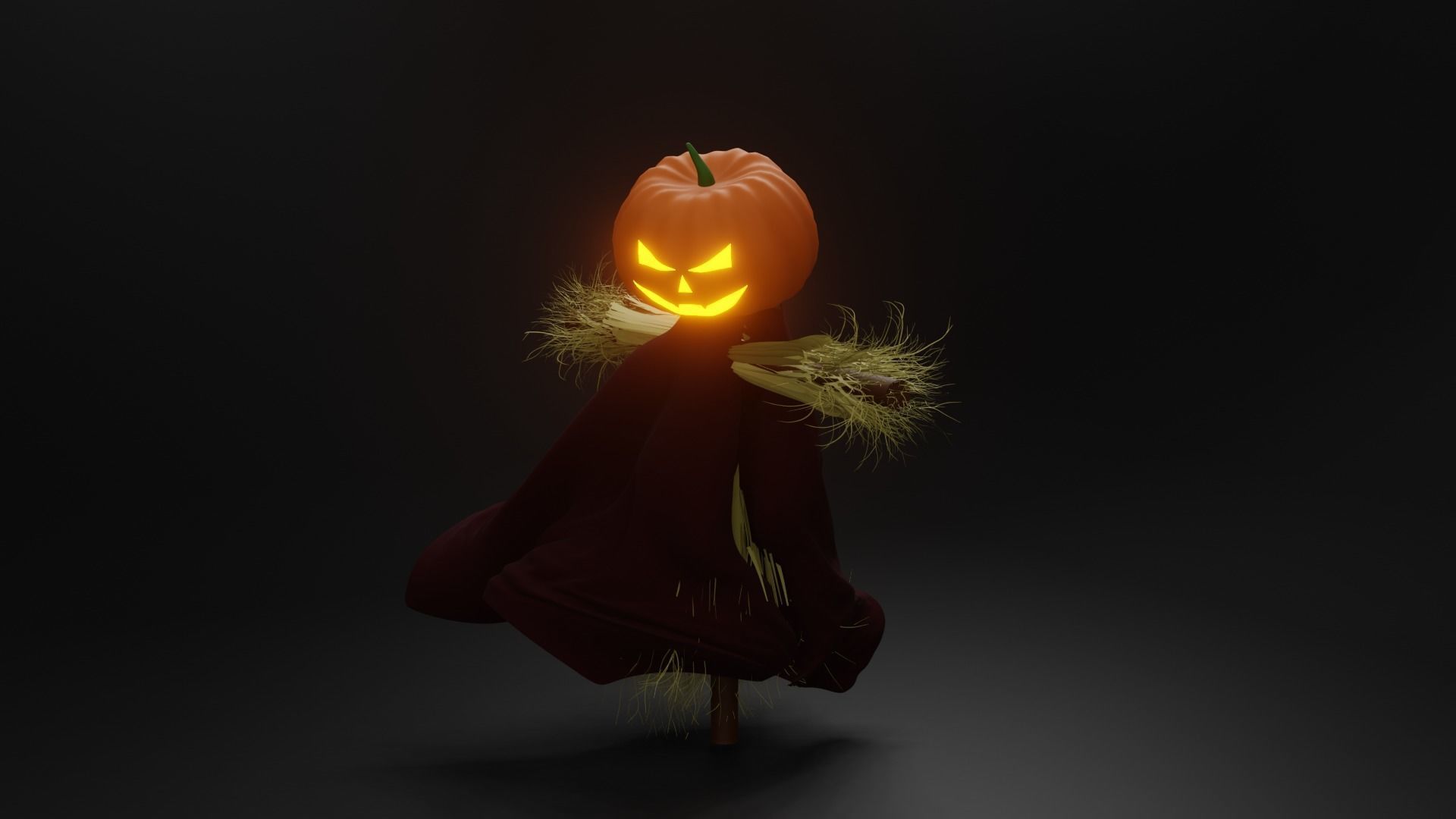 Halloween Pumpkin Pack Collection 3D model_3