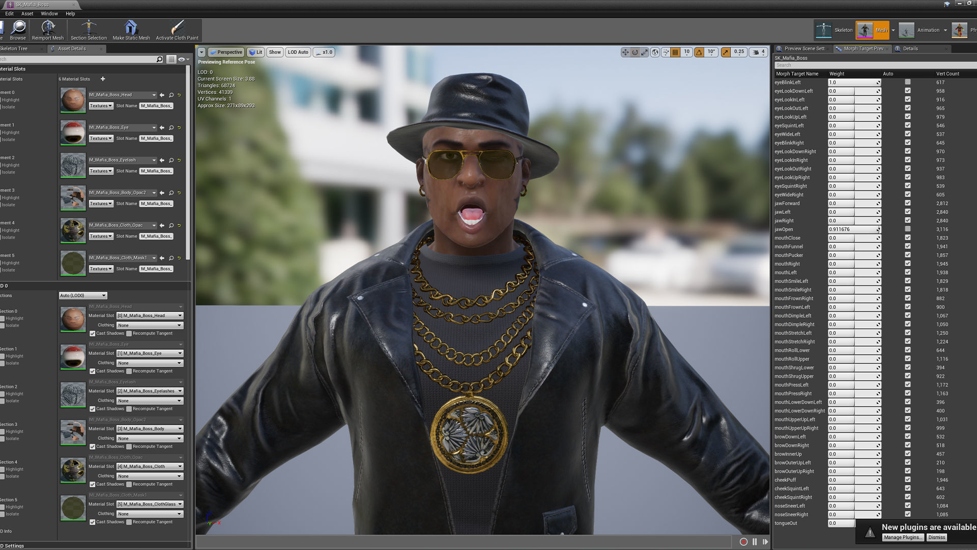 Mafia Boss Modular Low-poly 3D model_20