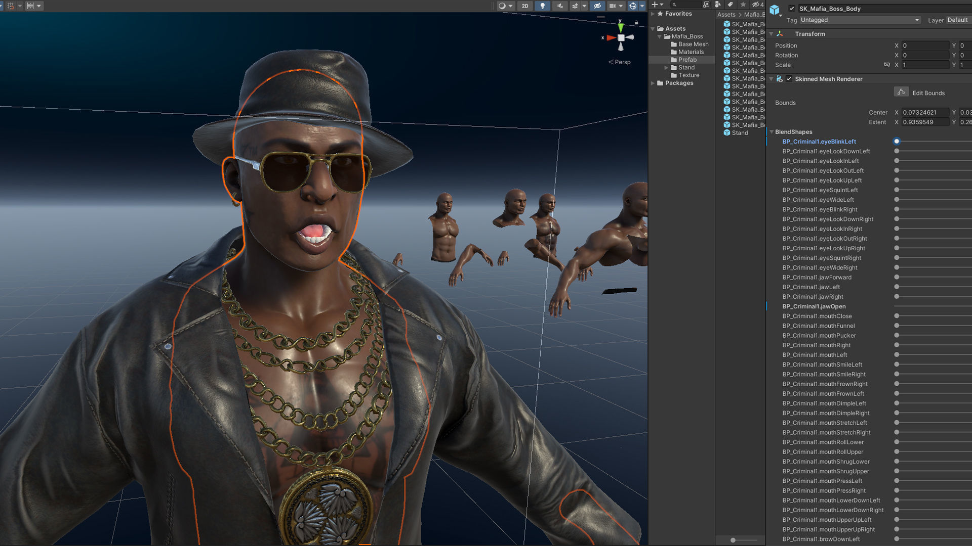 Mafia Boss Modular Low-poly 3D model_25