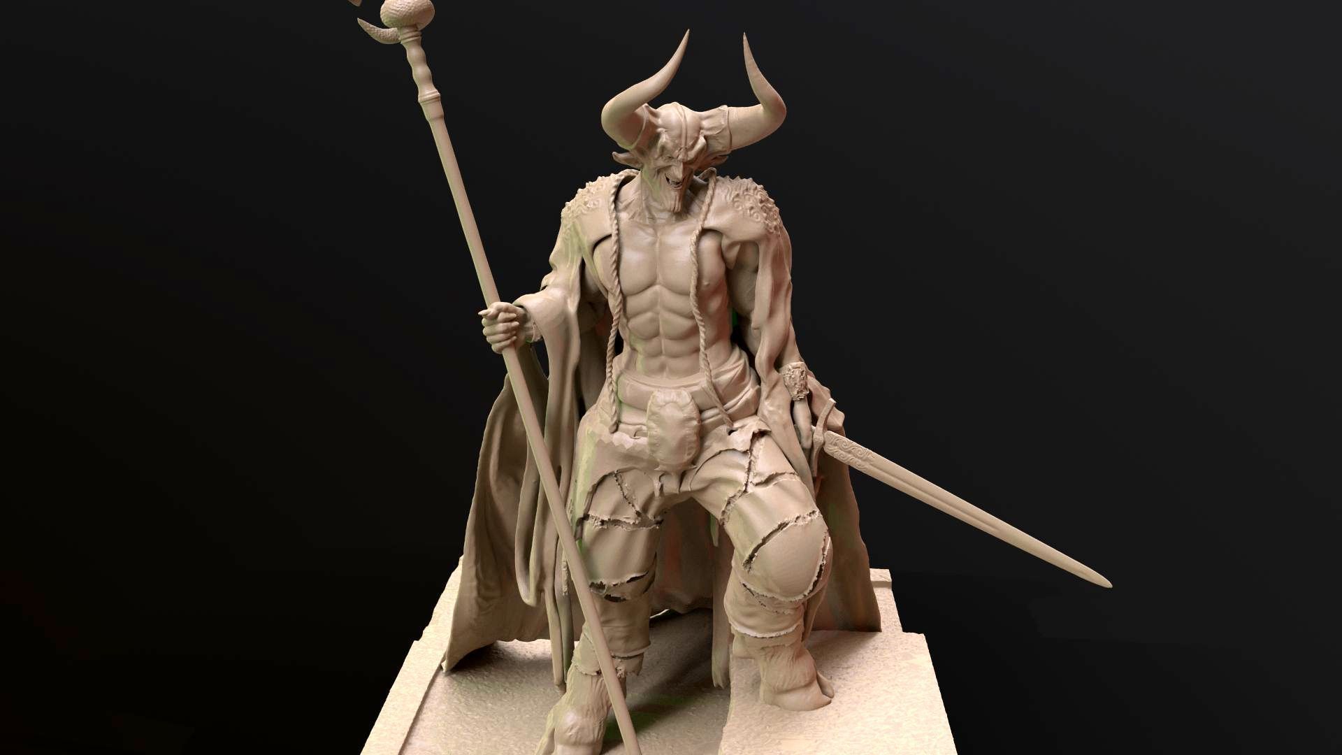 Lord of Darkness printable 3D print model_2