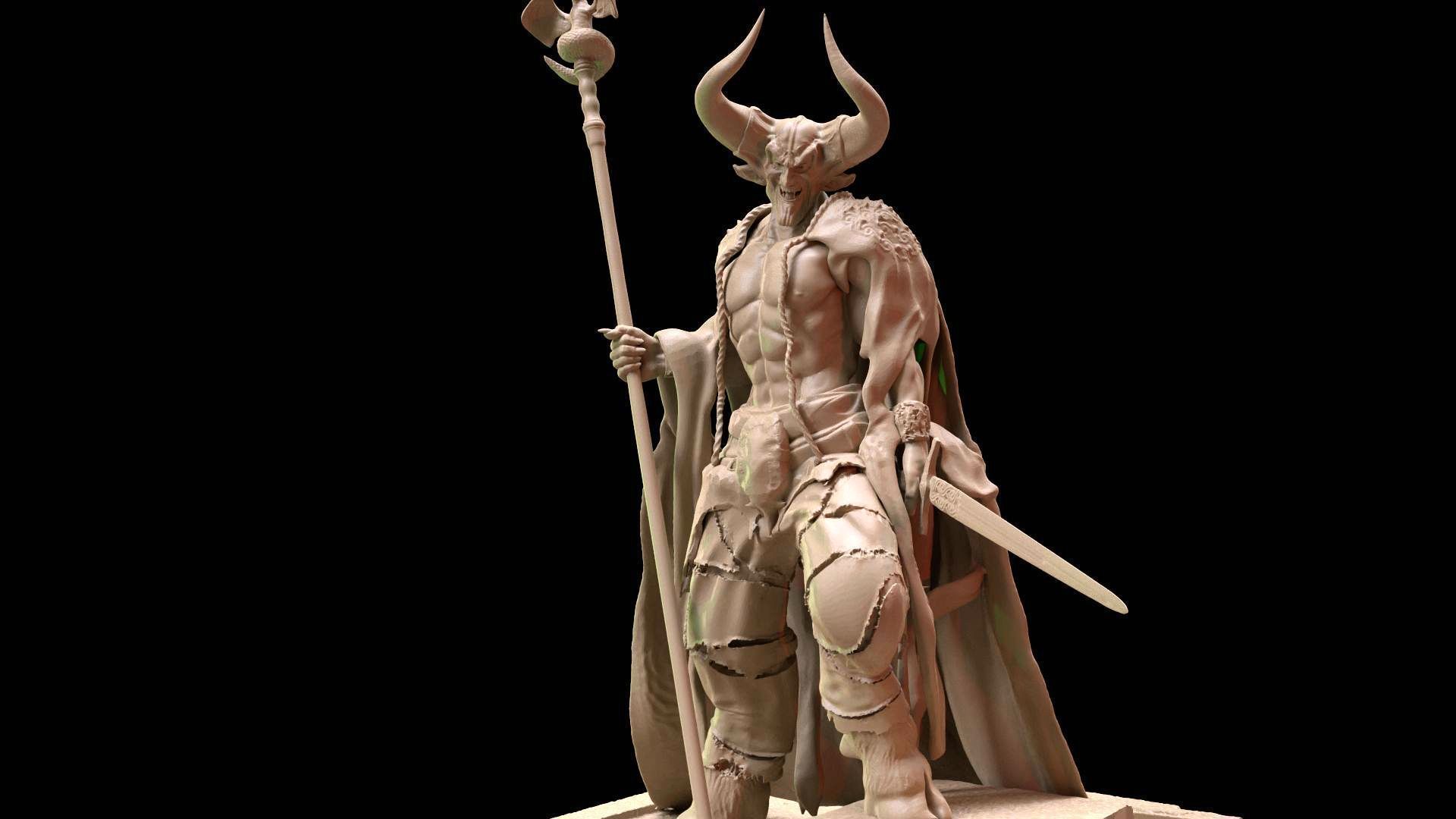 Lord of Darkness printable 3D print model_6