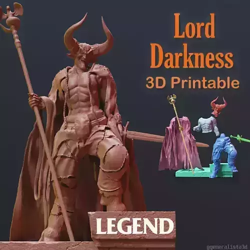 Lord of Darkness printable figure