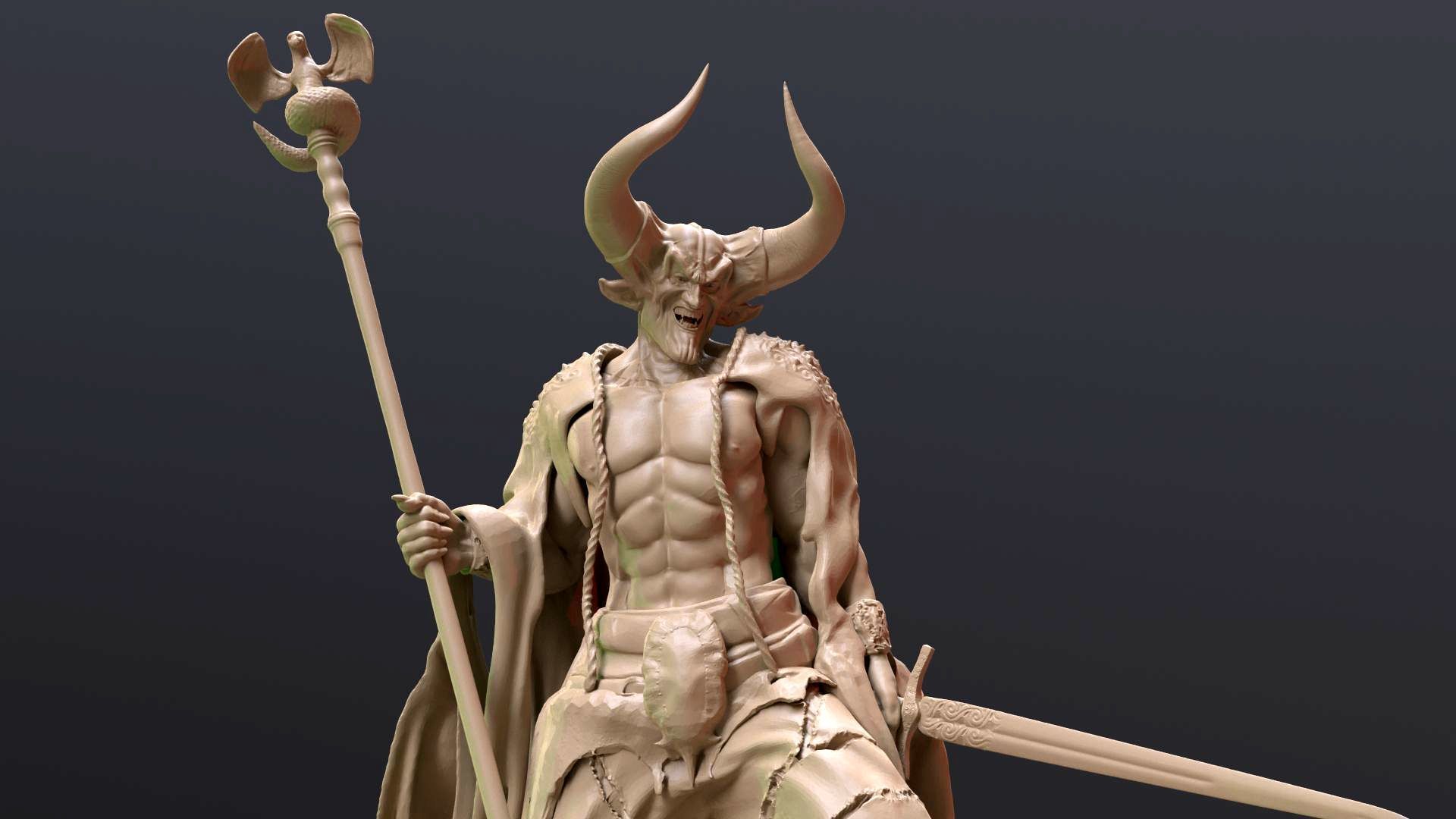 Lord of Darkness printable 3D print model_1