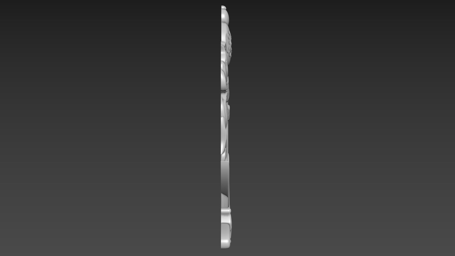 Coat of Arms Bas-relief 3D model_4