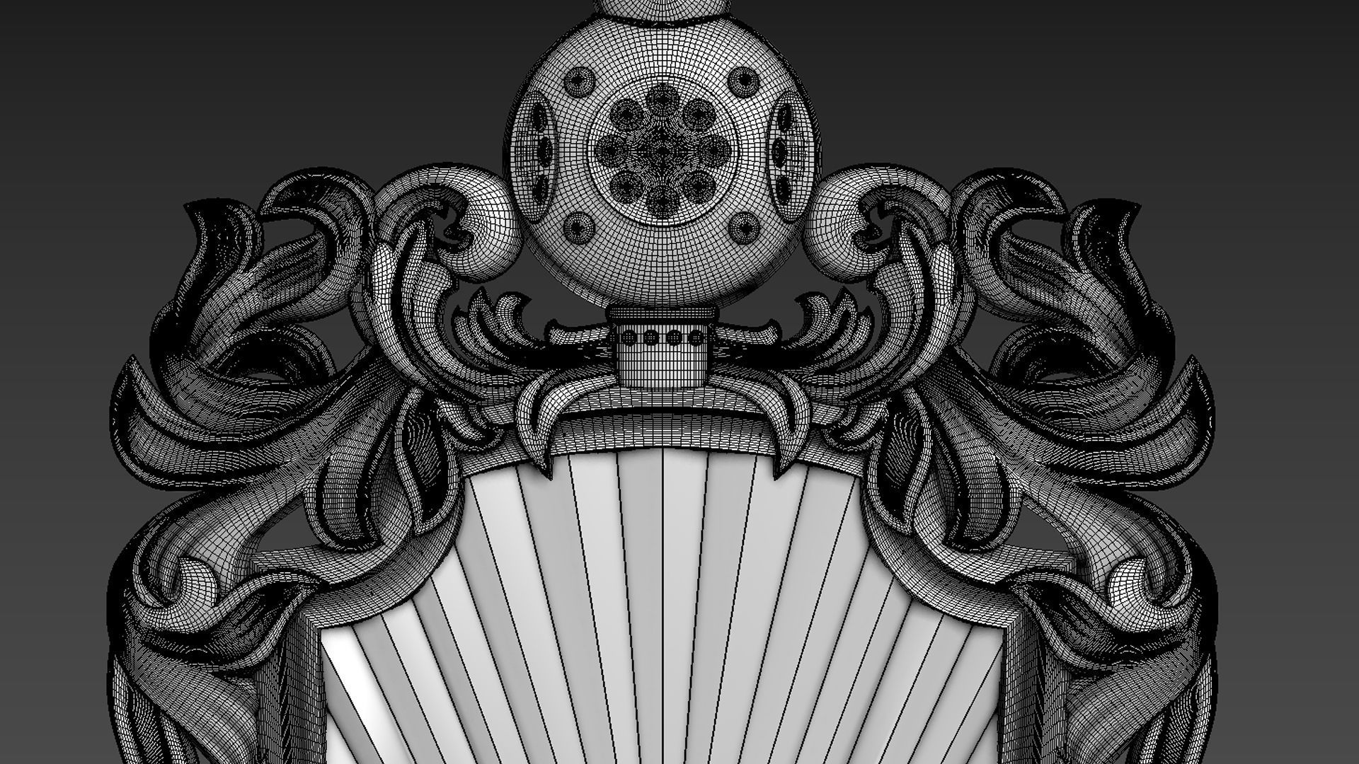 Coat of Arms Bas-relief 3D model_11