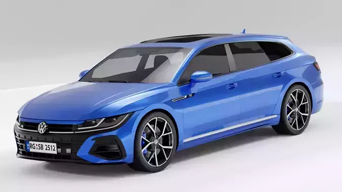 Volkswagen Arteon Shooting Brake R 2021 3D model