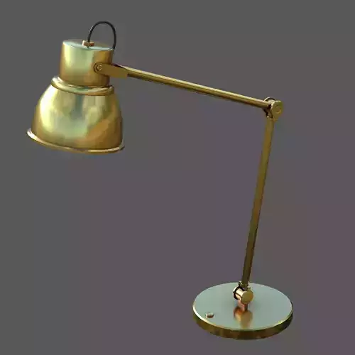 Desk Lamp Low-poly 3D model