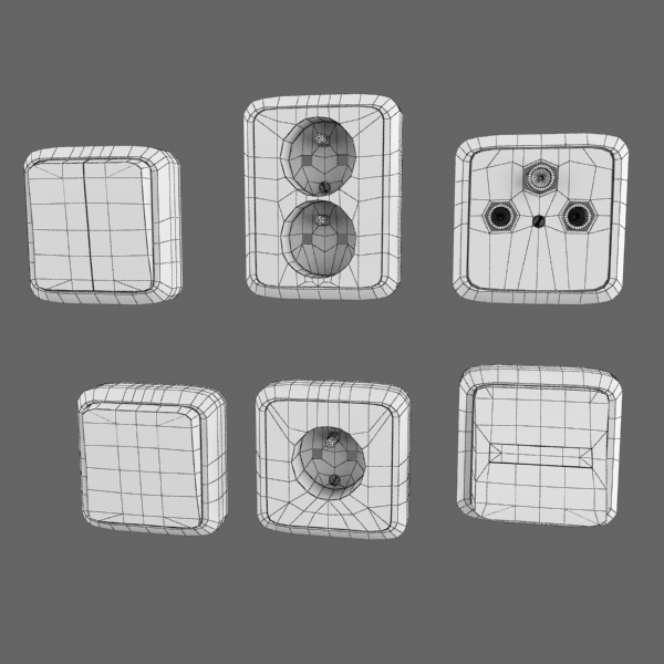 Socket Pack 3D model_6
