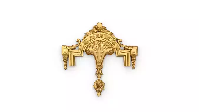 Classic carved decor ornament 386