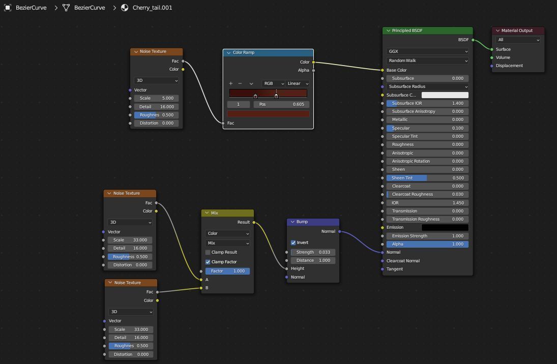Puding with cherry 3D model 3D model_24