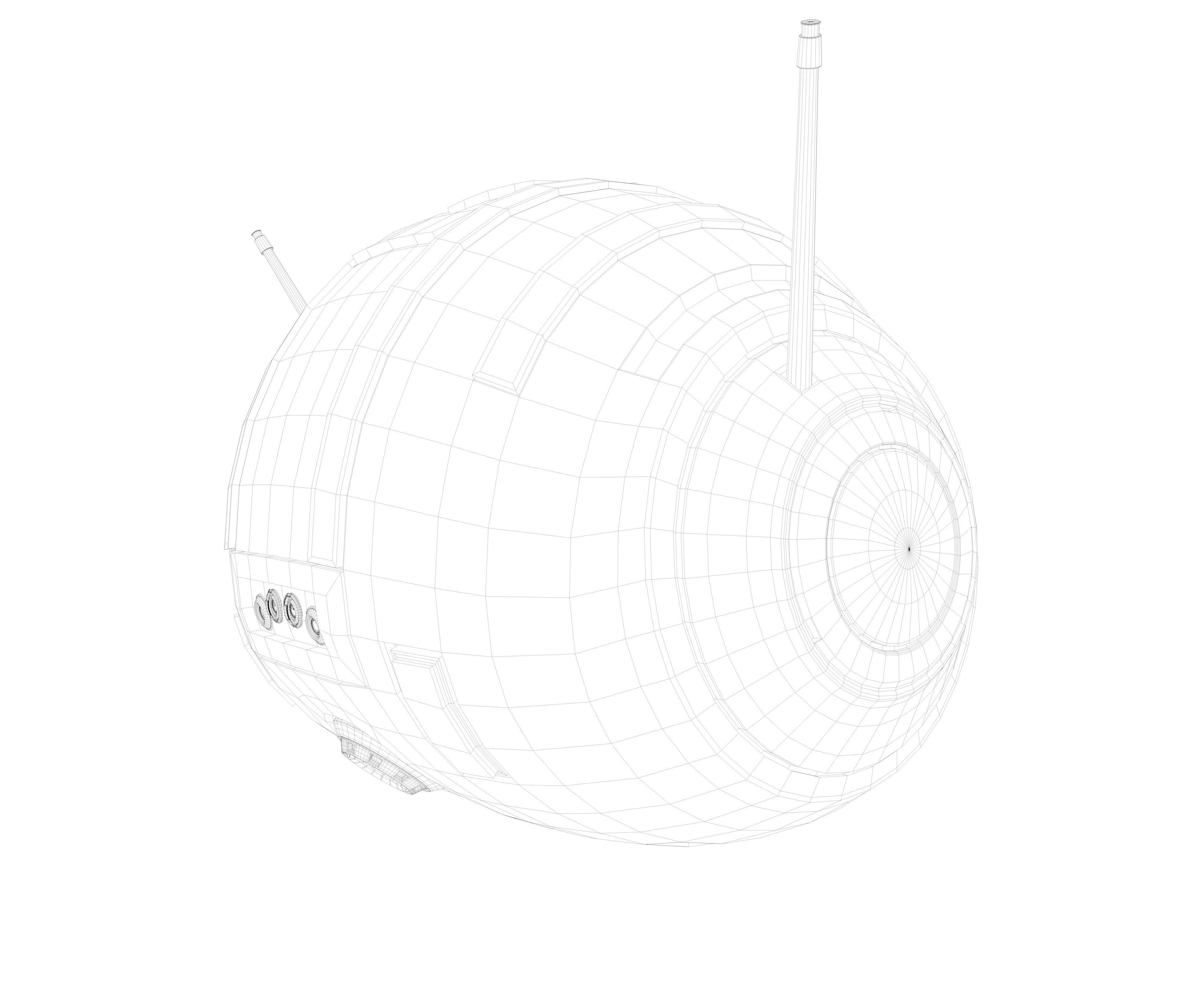 Cartoon Robot 3D model_8