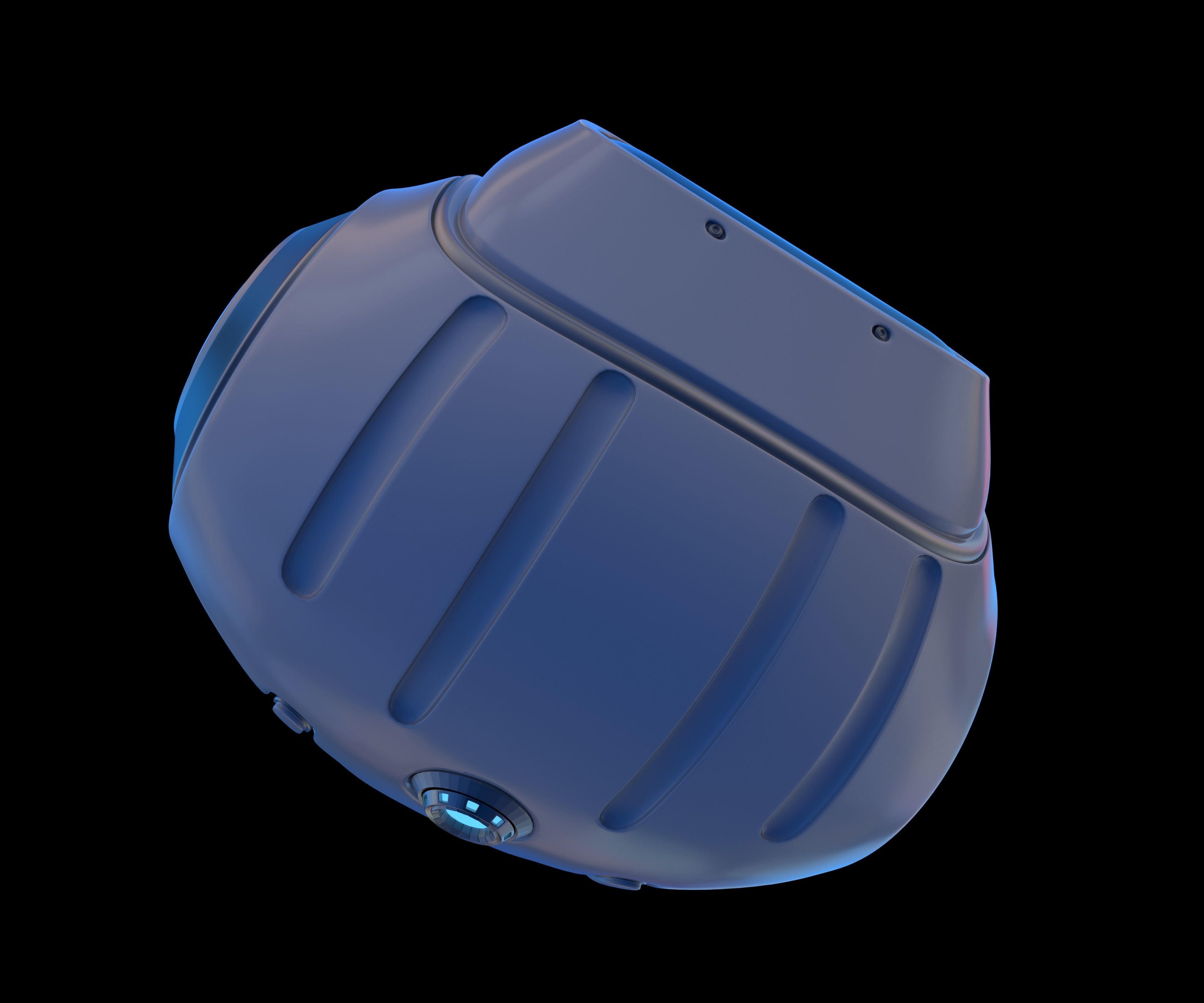 Cartoon Robot 3D model_3