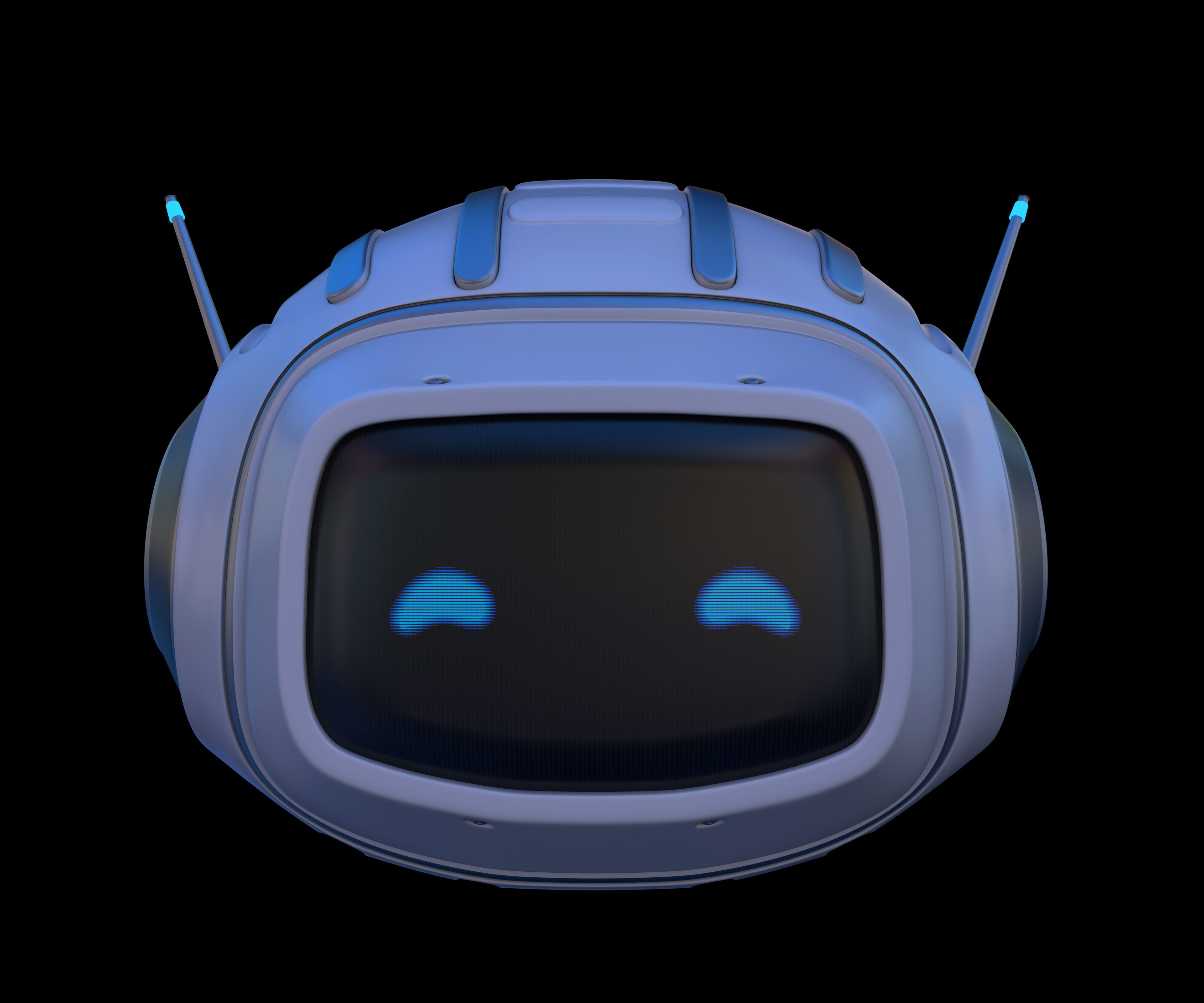 Cartoon Robot 3D model_4