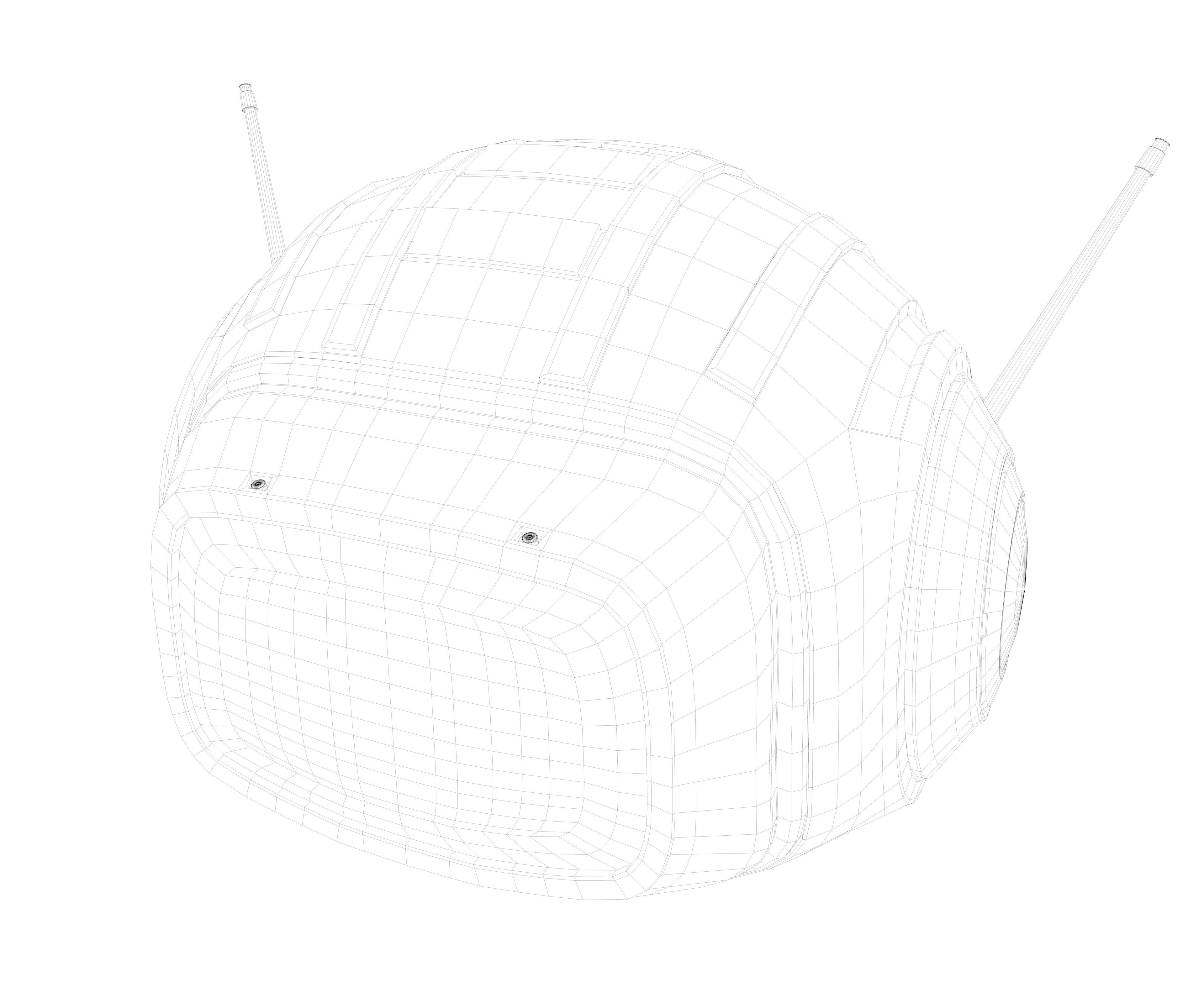 Cartoon Robot 3D model_9