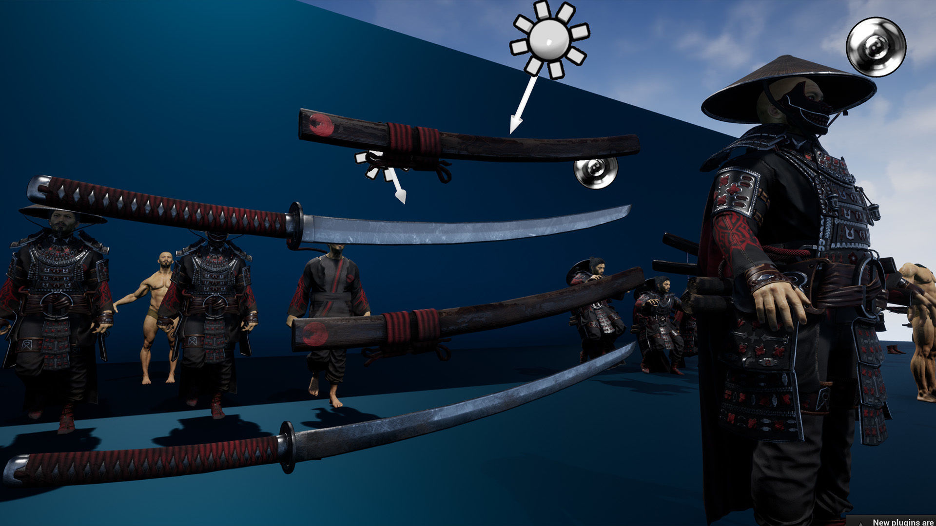 Samurai Boss - 2 Modular Low-poly 3D model_18