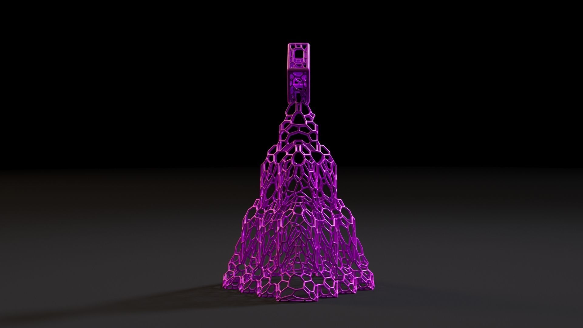 Christmas tree bell decor 3D print model_3