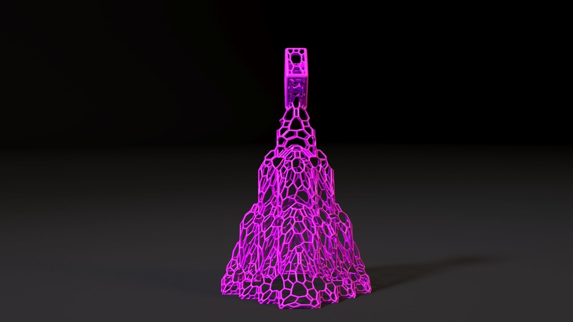 Christmas tree bell decor 3D print model_7