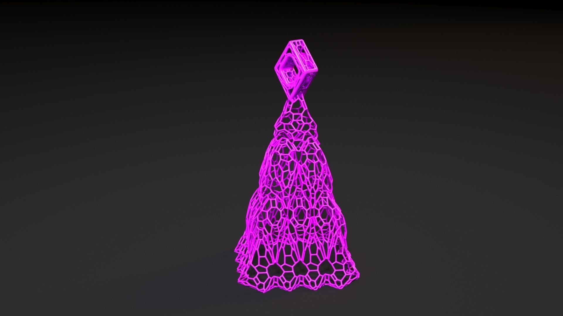 Christmas tree bell decor 3D print model_6