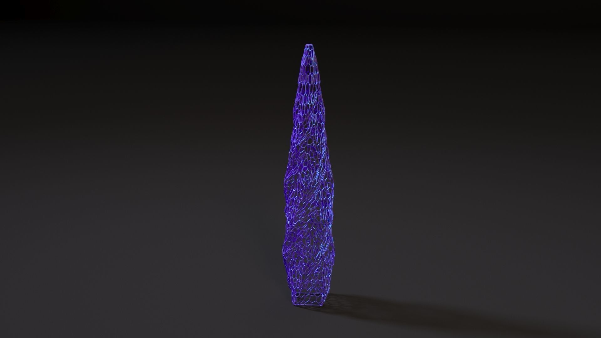 Christmas tree decor icicle 3D print model_1