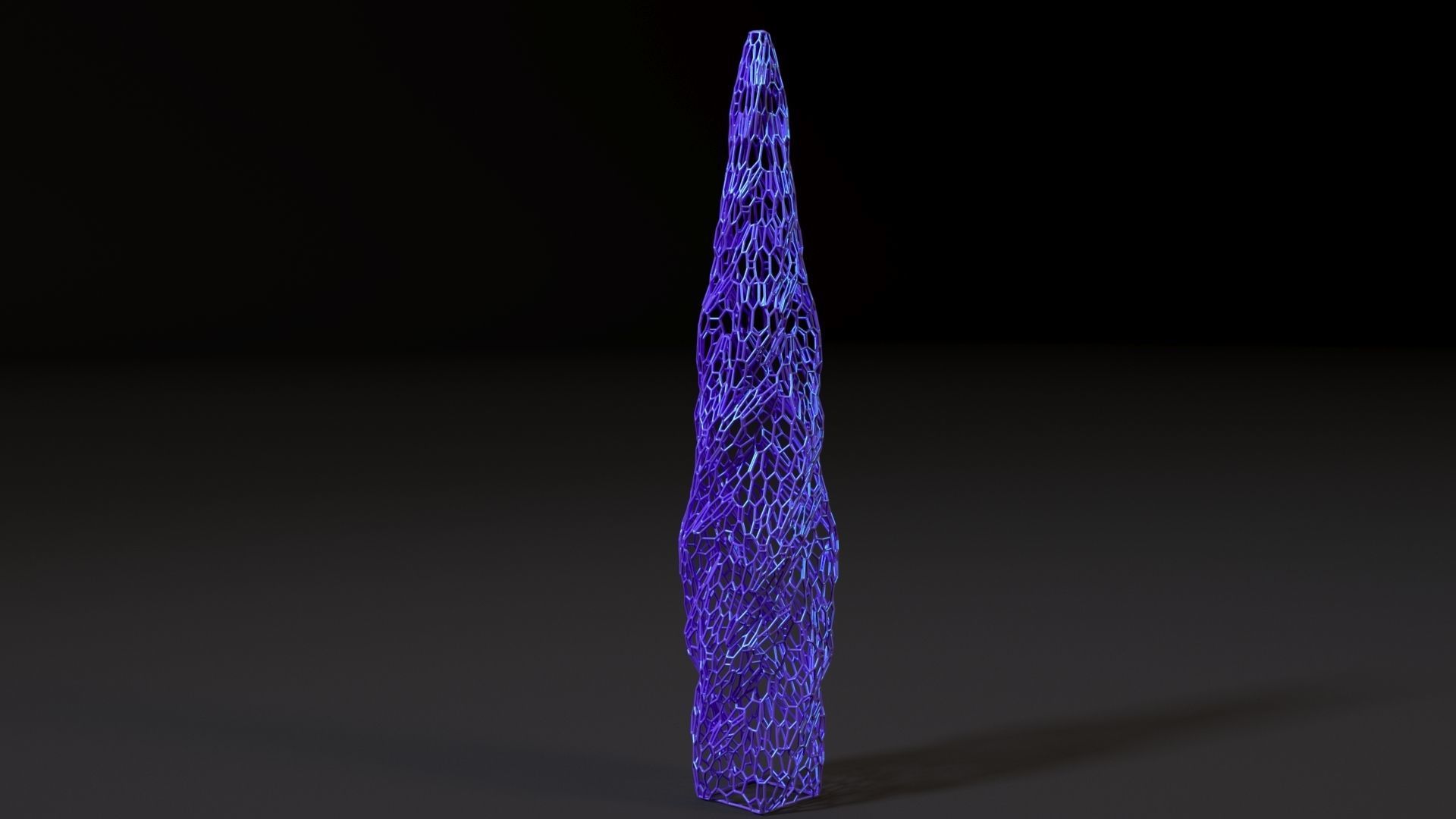 Christmas tree decor icicle 3D print model_7