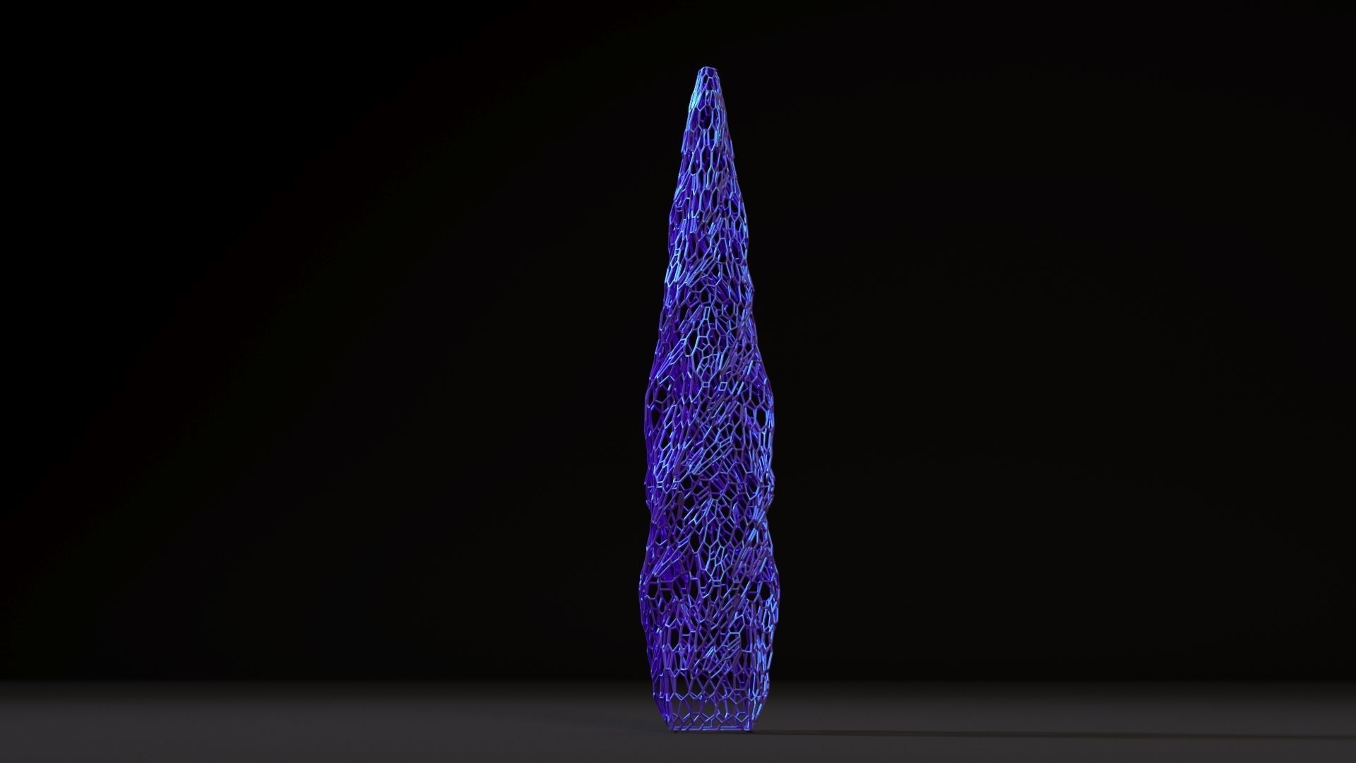 Christmas tree decor icicle 3D print model_9