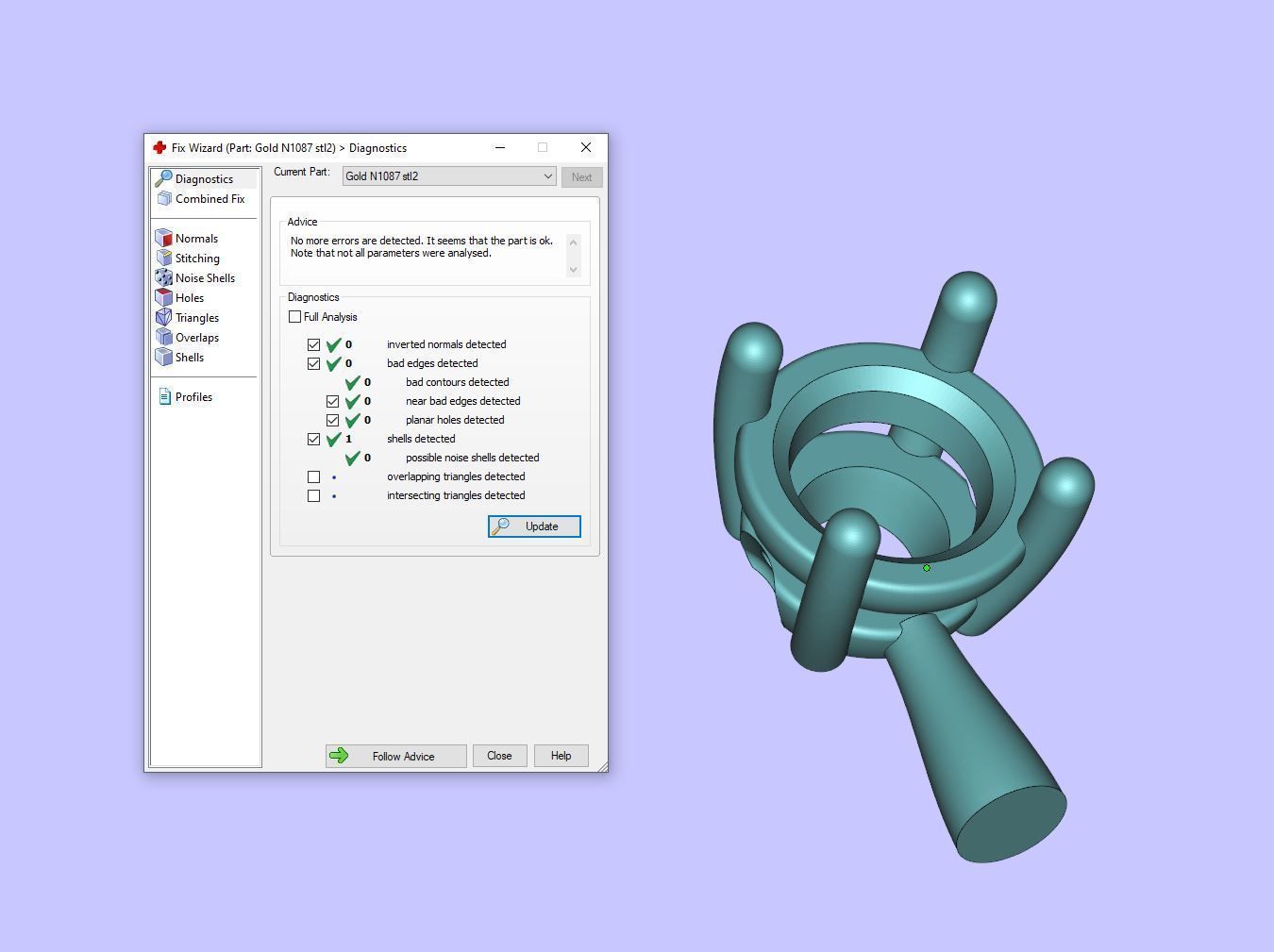 Gold N1087 3D print model_10