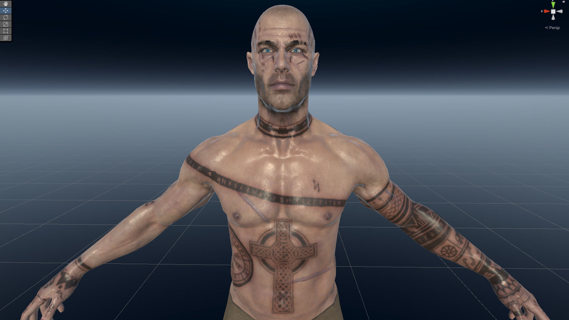 Viking Modular Low-poly 3D model_36