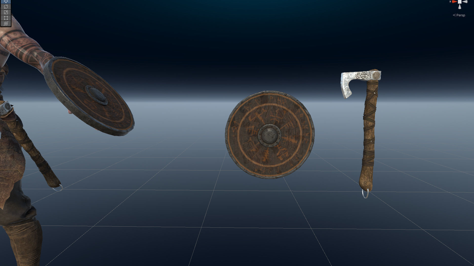 Viking Modular Low-poly 3D model_34
