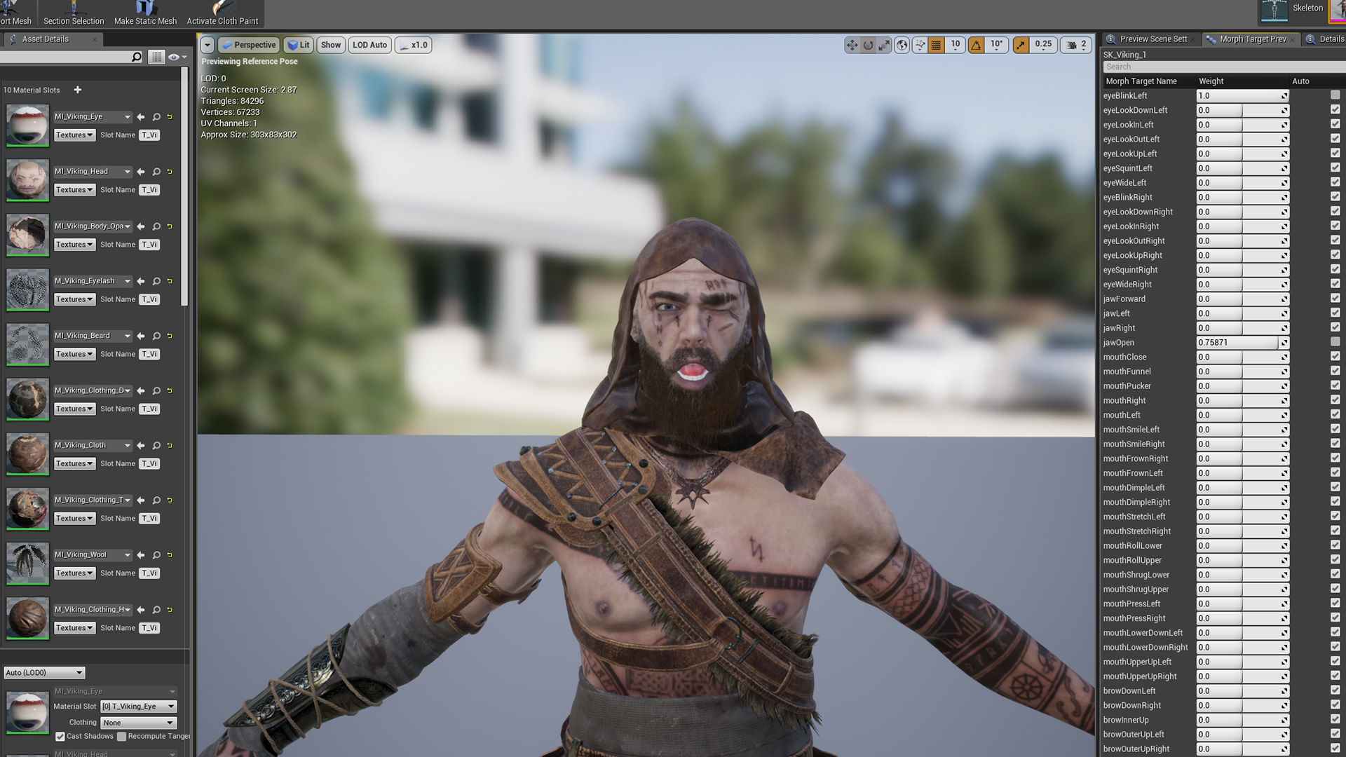 Viking Modular Low-poly 3D model_21