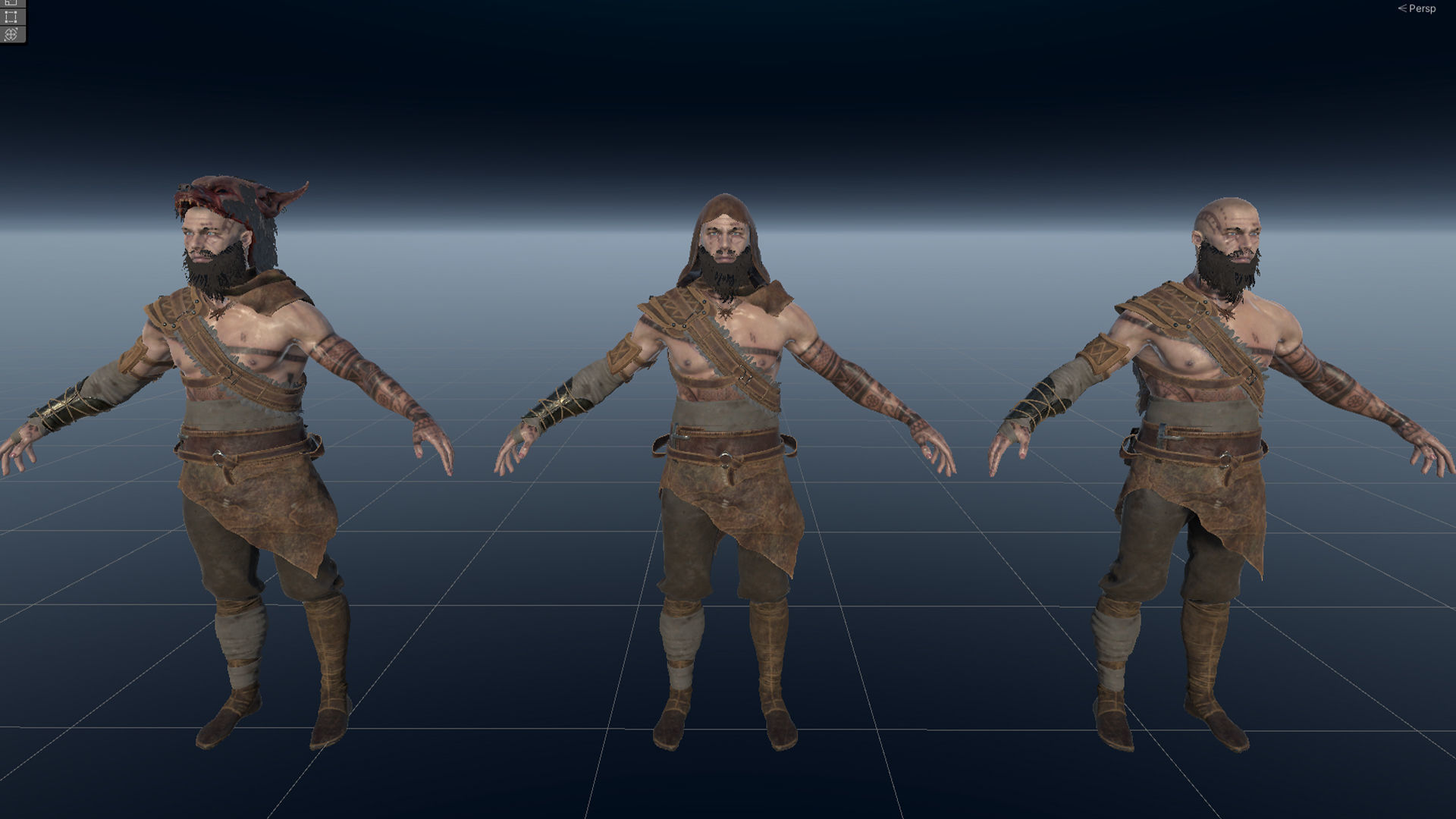 Viking Modular Low-poly 3D model_39