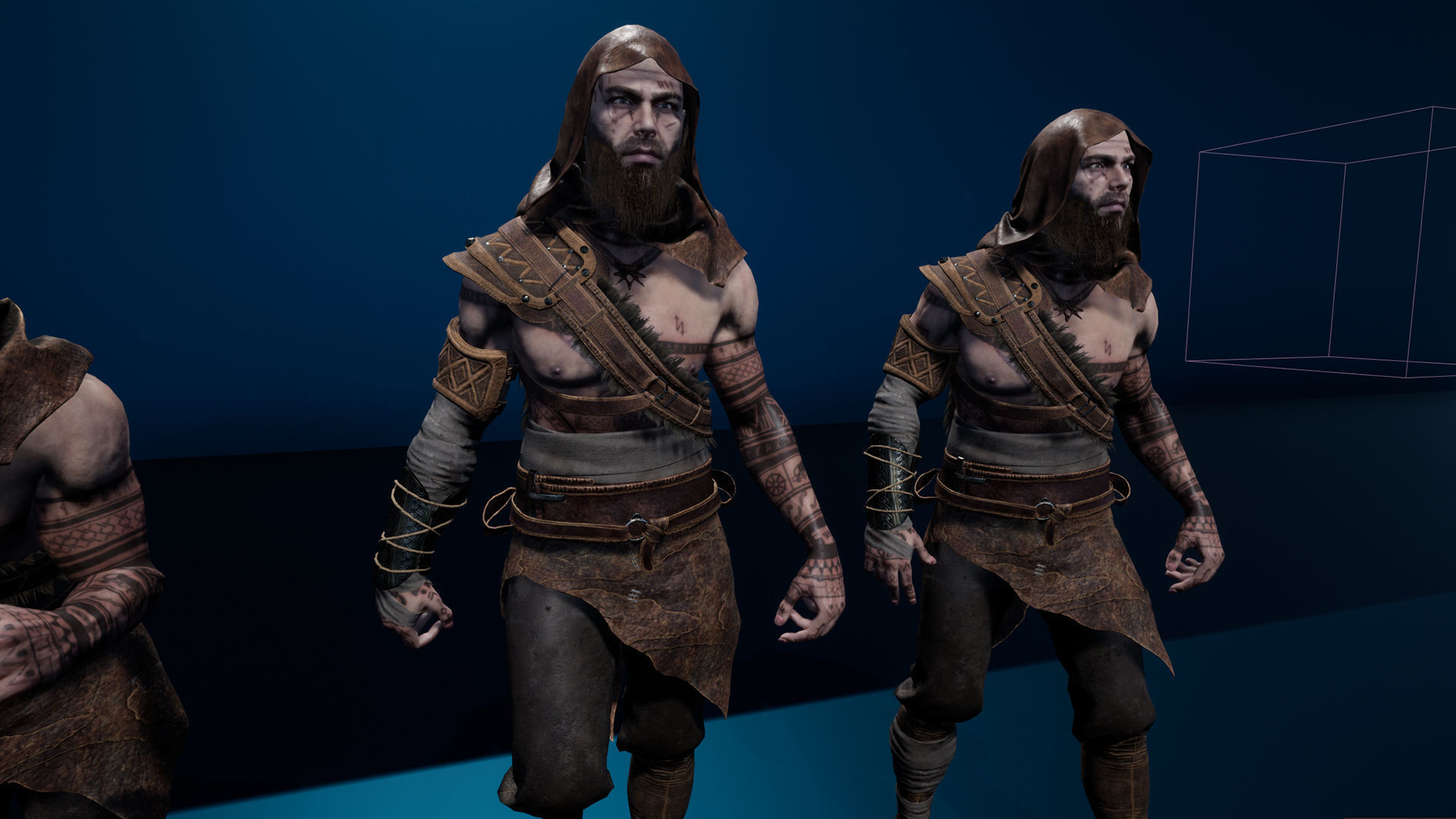Viking Modular Low-poly 3D model_31