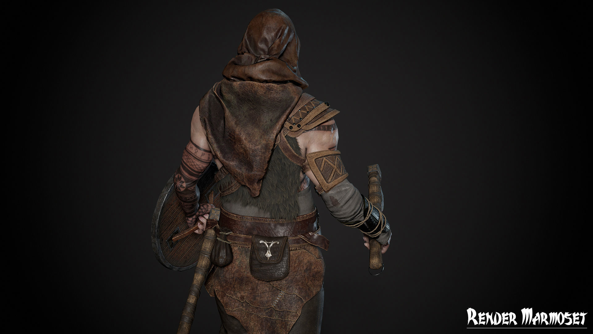 Viking Modular Low-poly 3D model_16