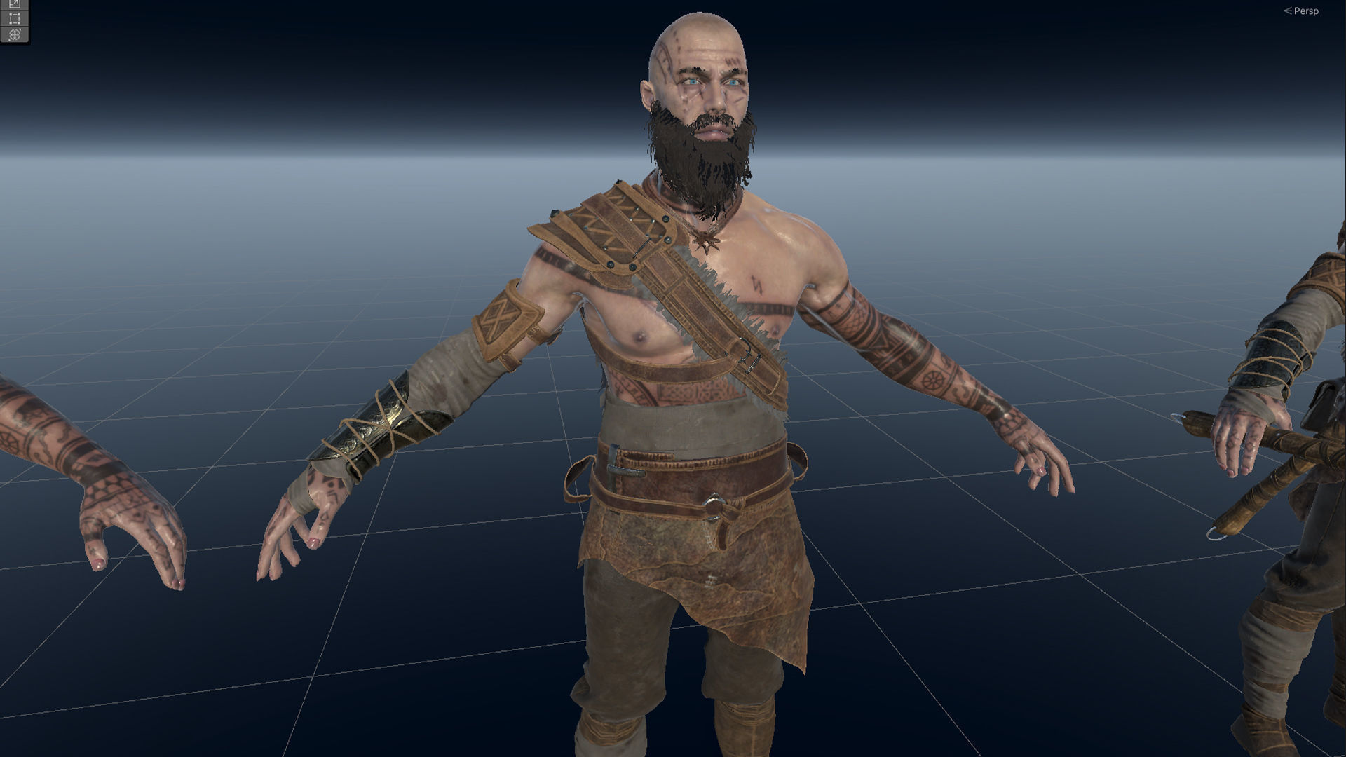 Viking Modular Low-poly 3D model_40