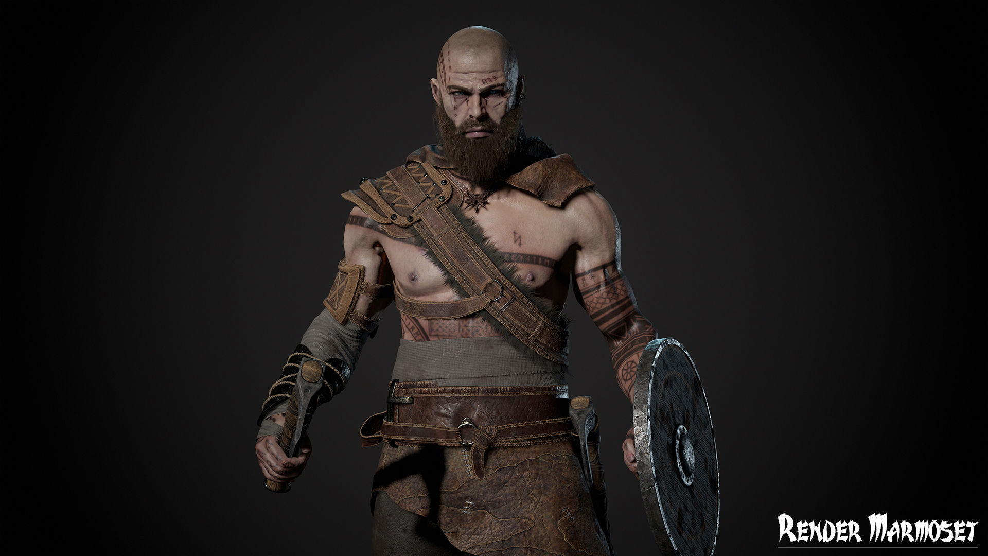 Viking Modular Low-poly 3D model_14