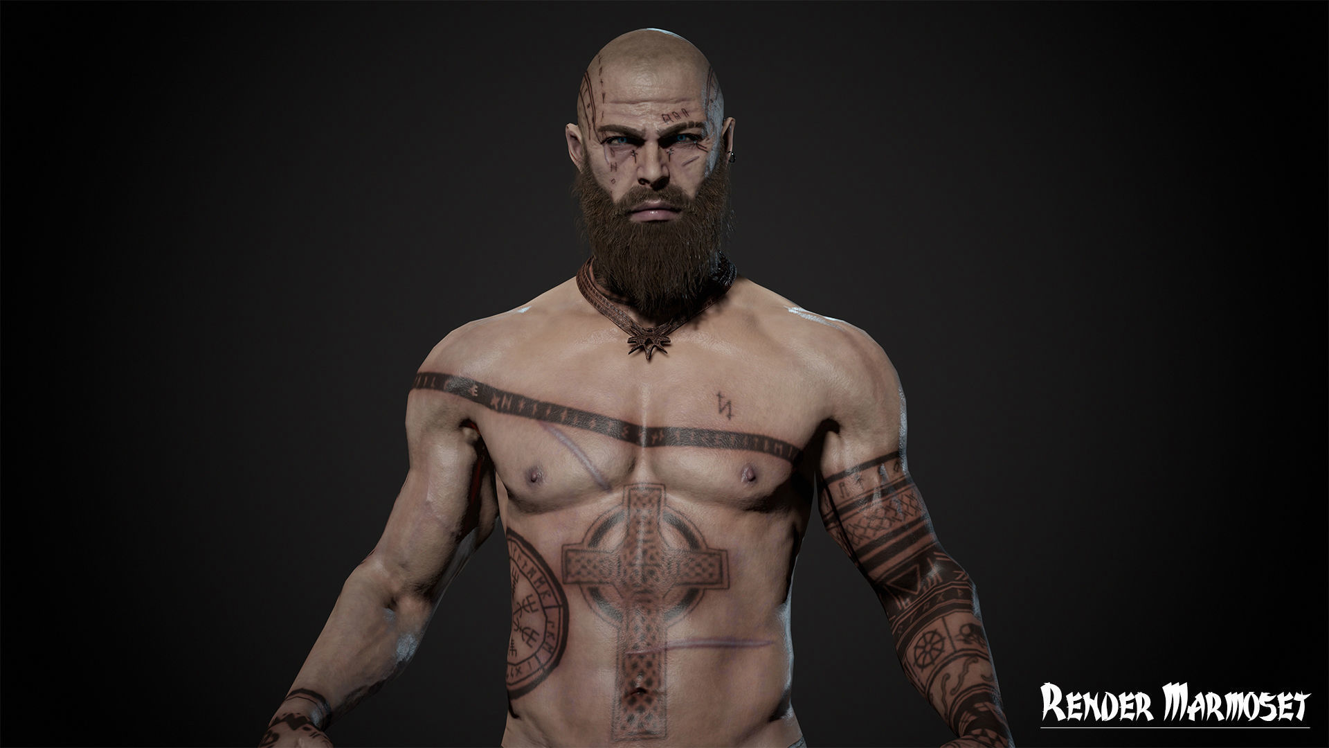 Viking Modular Low-poly 3D model_5