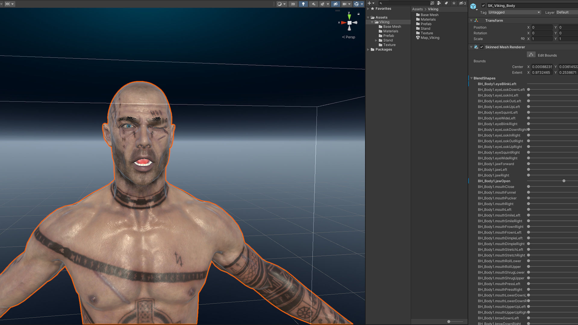 Viking Modular Low-poly 3D model_37